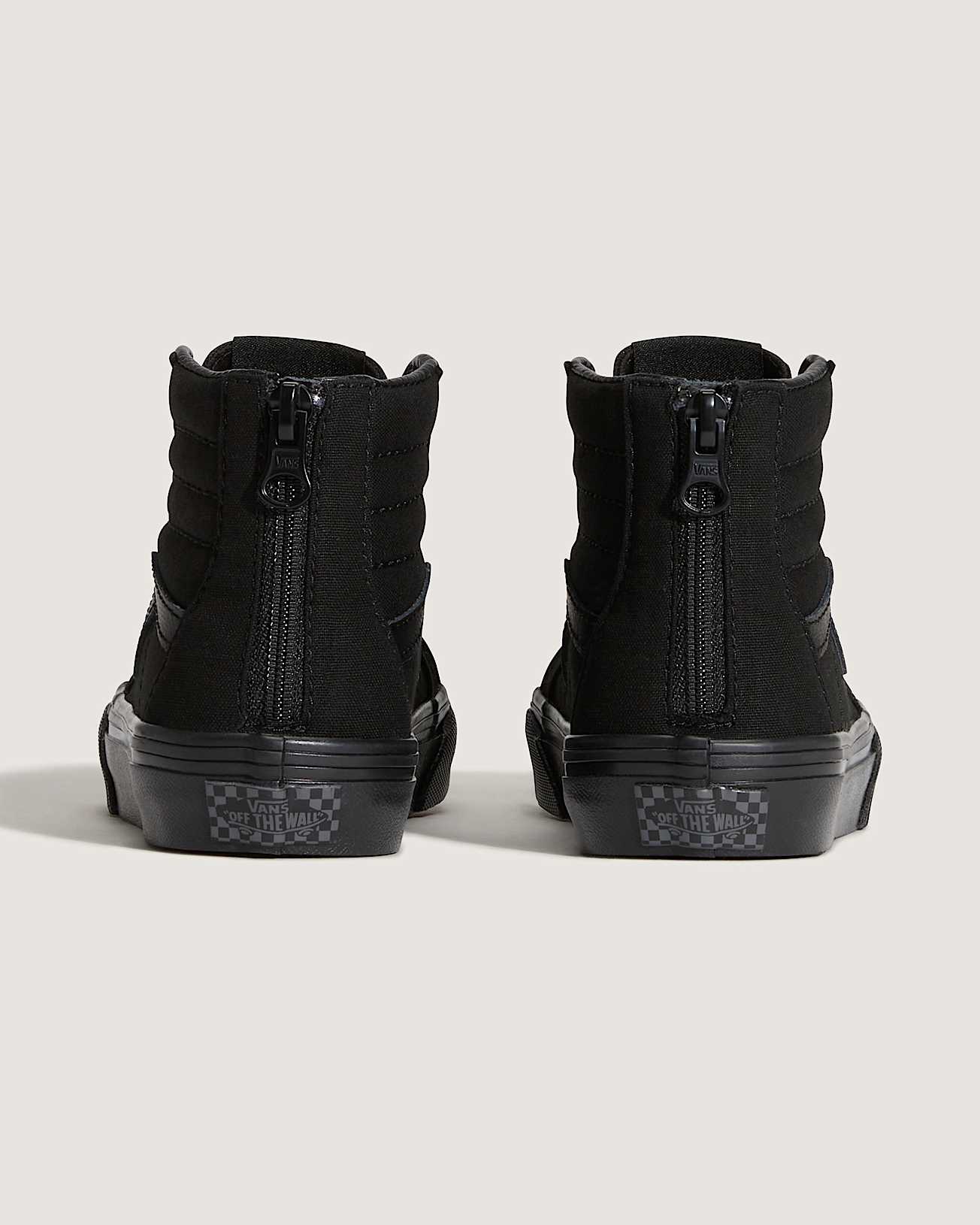 Kleine Kinder SK8Hi Zip Schuhe 48 Jahre VANS Schwarz ALT3