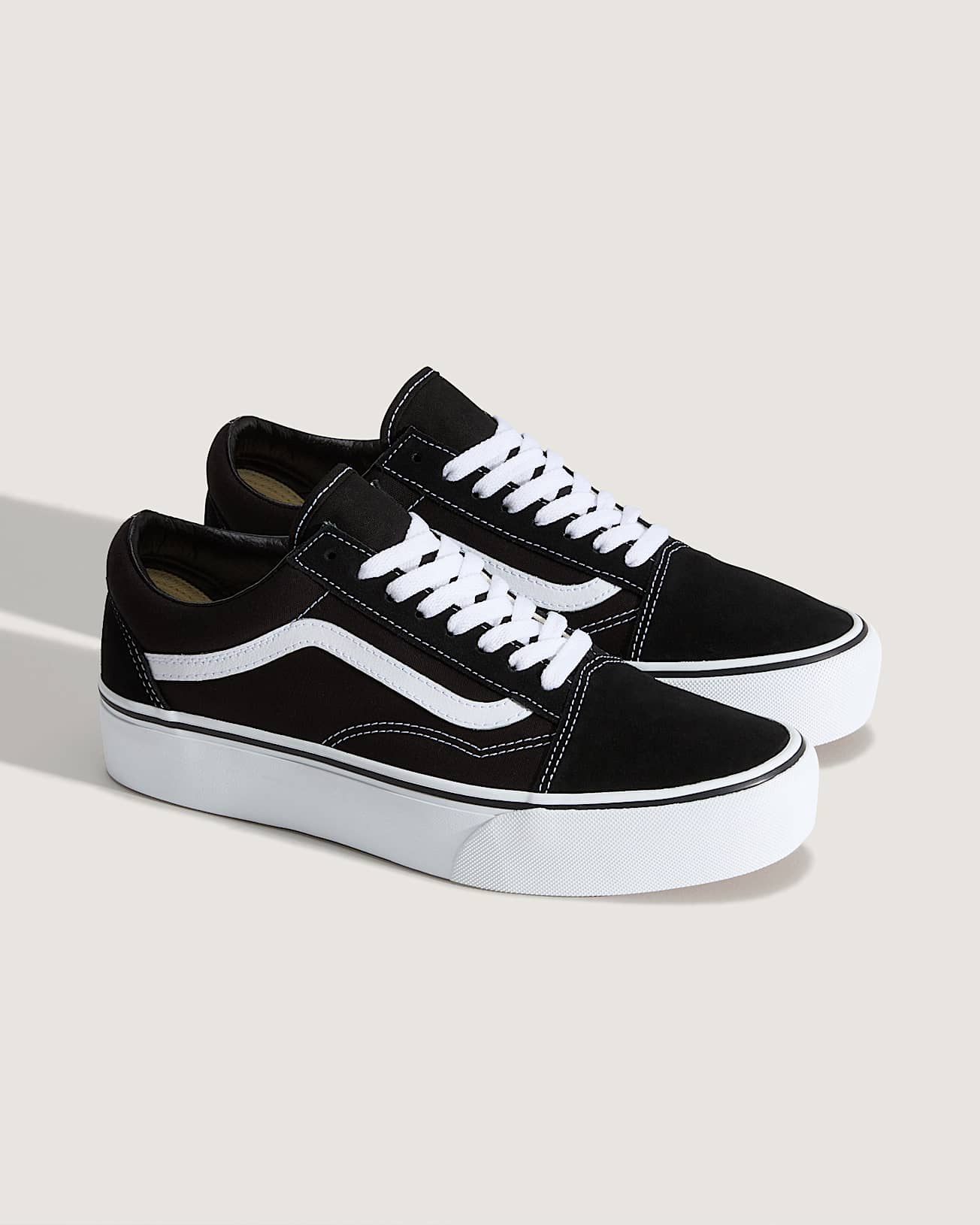 Platform Old Skool Schuhe VANS Schwarz ALT1