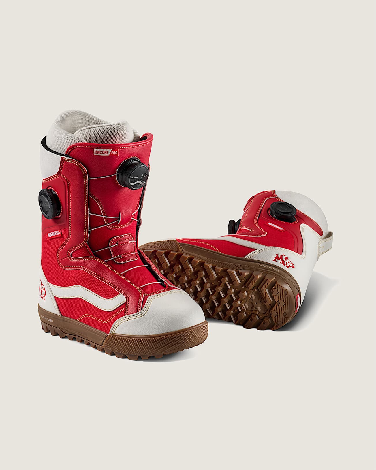 Womens Encore Pro Snowboard Boot VANS Red ALT1