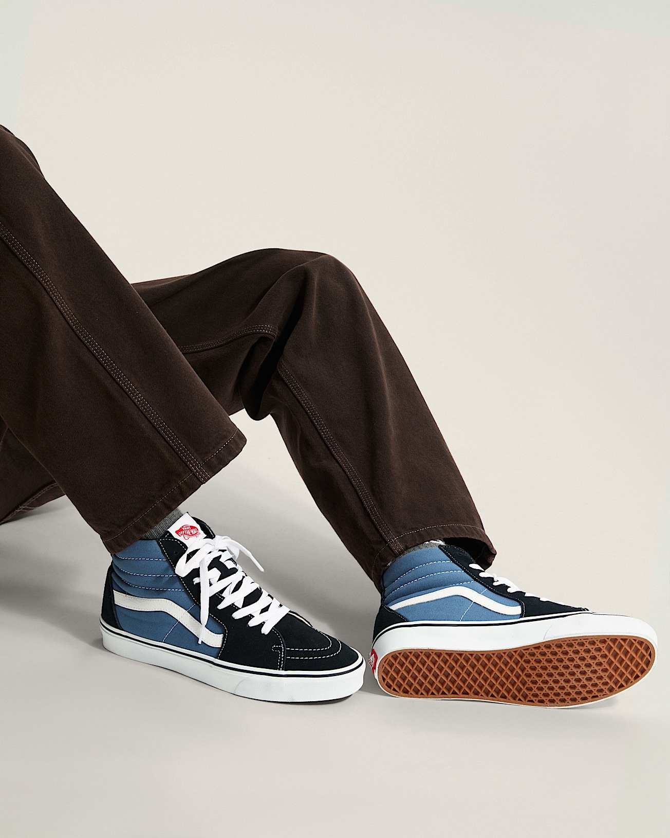 Sk8Hi Schuhe VANS Blau ALT4