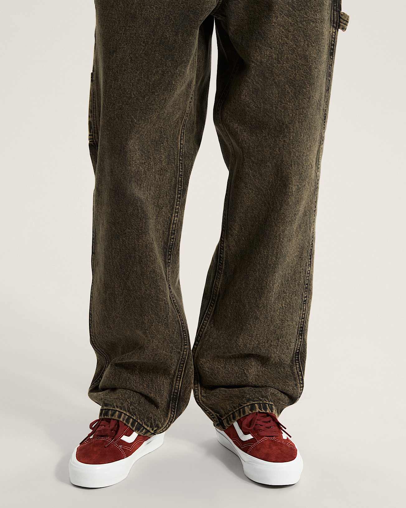 Premium Old Skool Pig Wildlederschuhe VANS Bordeaux ALT4