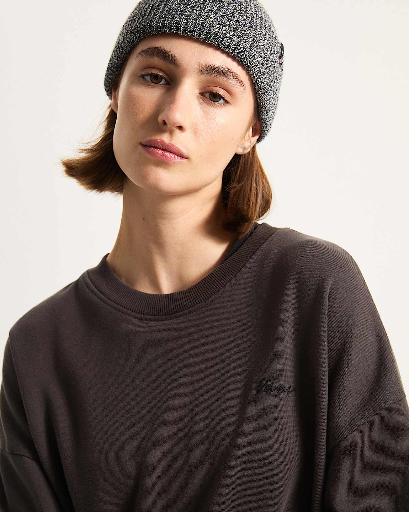 Retro RundhalsSweatshirt VANS Schwarz ALT5