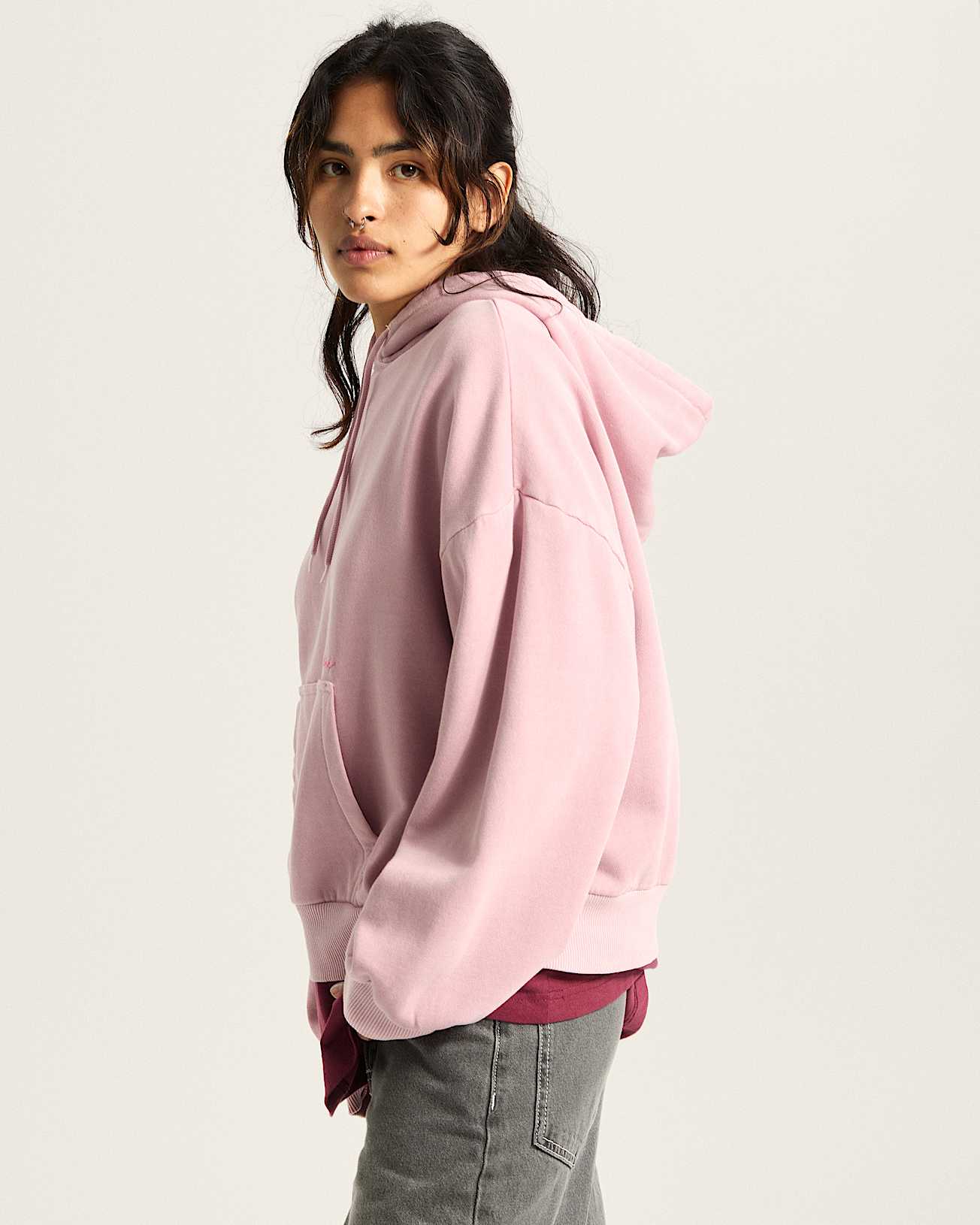 Retro Hoodie VANS Rosa ALT4