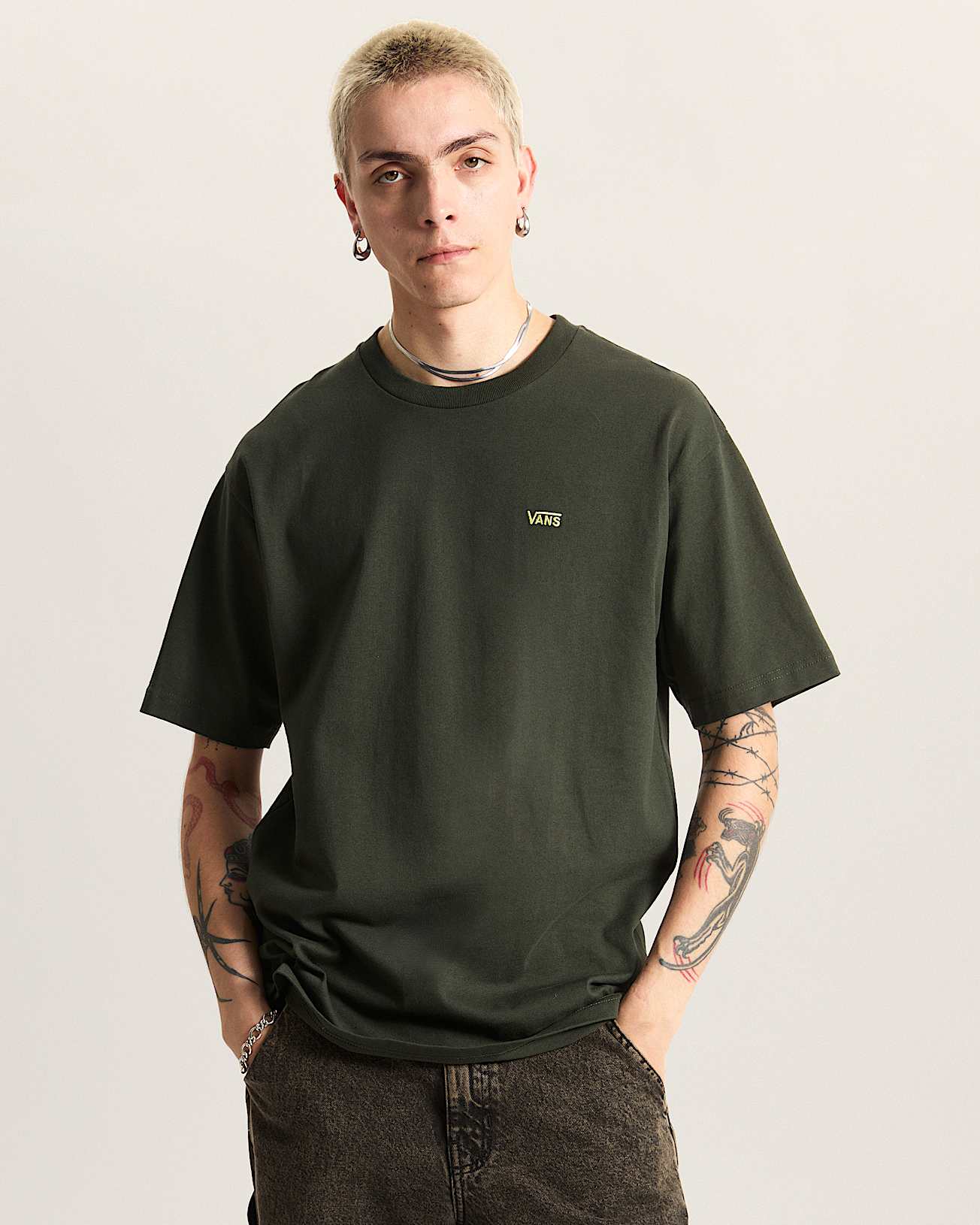 Left Chest II TShirt VANS Grn ALT2