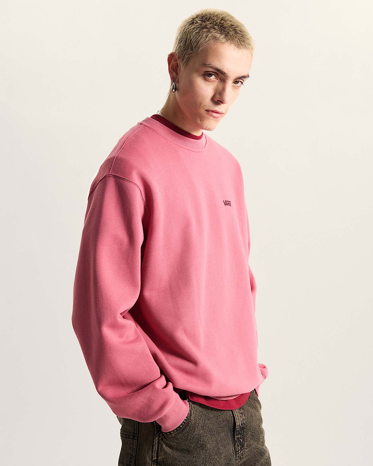 Left Chest II TShirt VANS Rosa ALT2