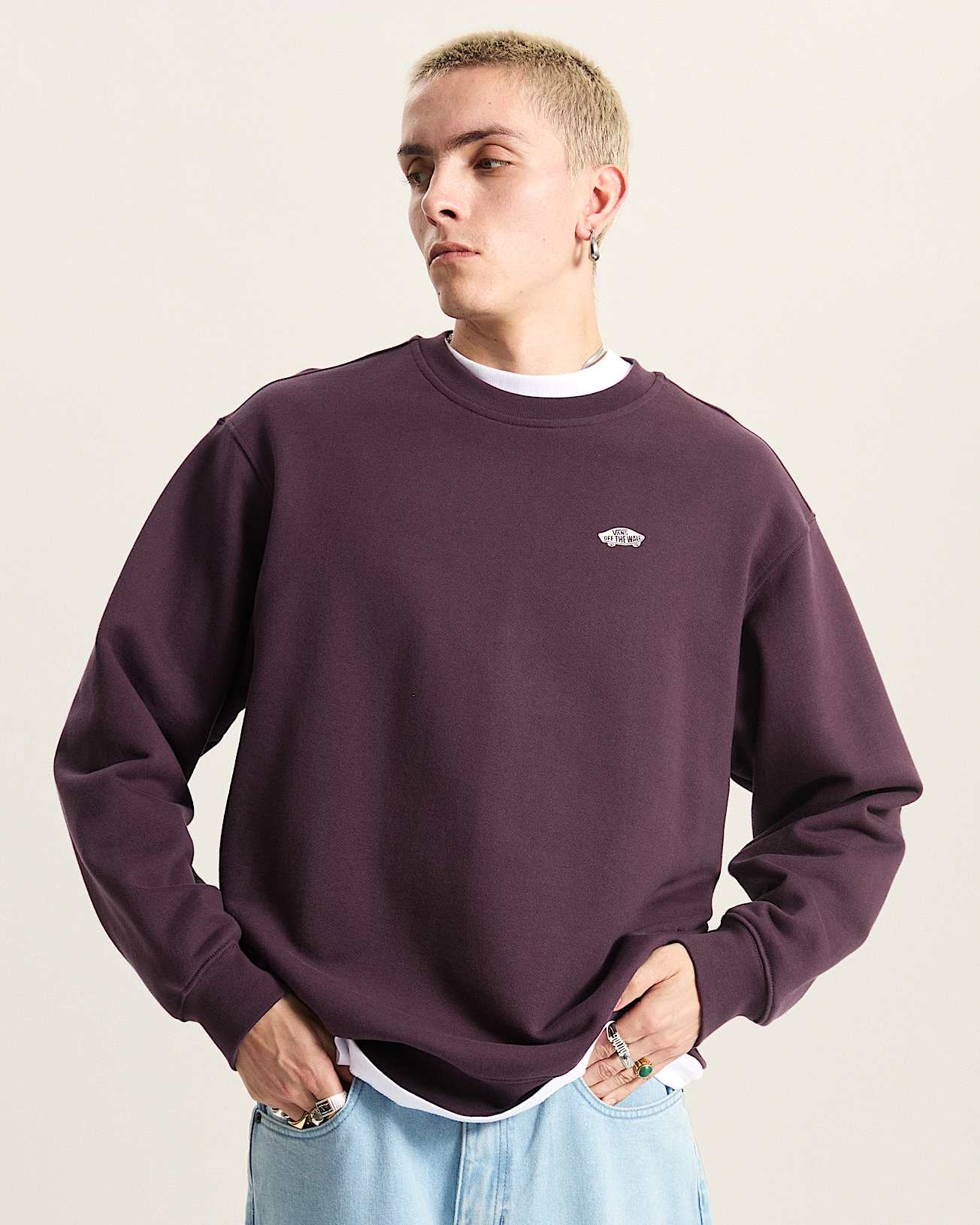 Sudadera de cuello redondo y corte holgado Style 76 - 3