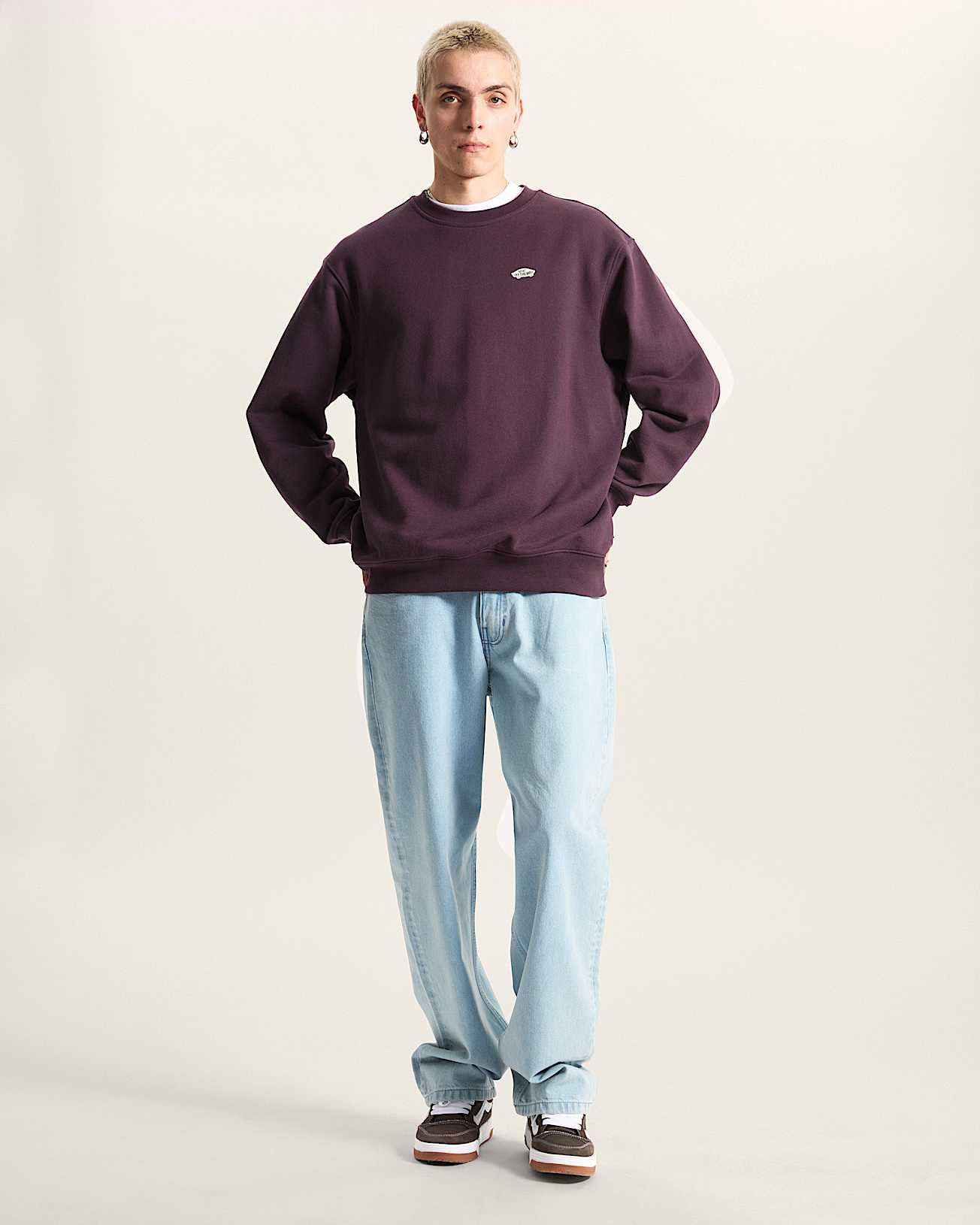 Style 76 Loose Fit RundhalsSweatshirt VANS Blau ALT5