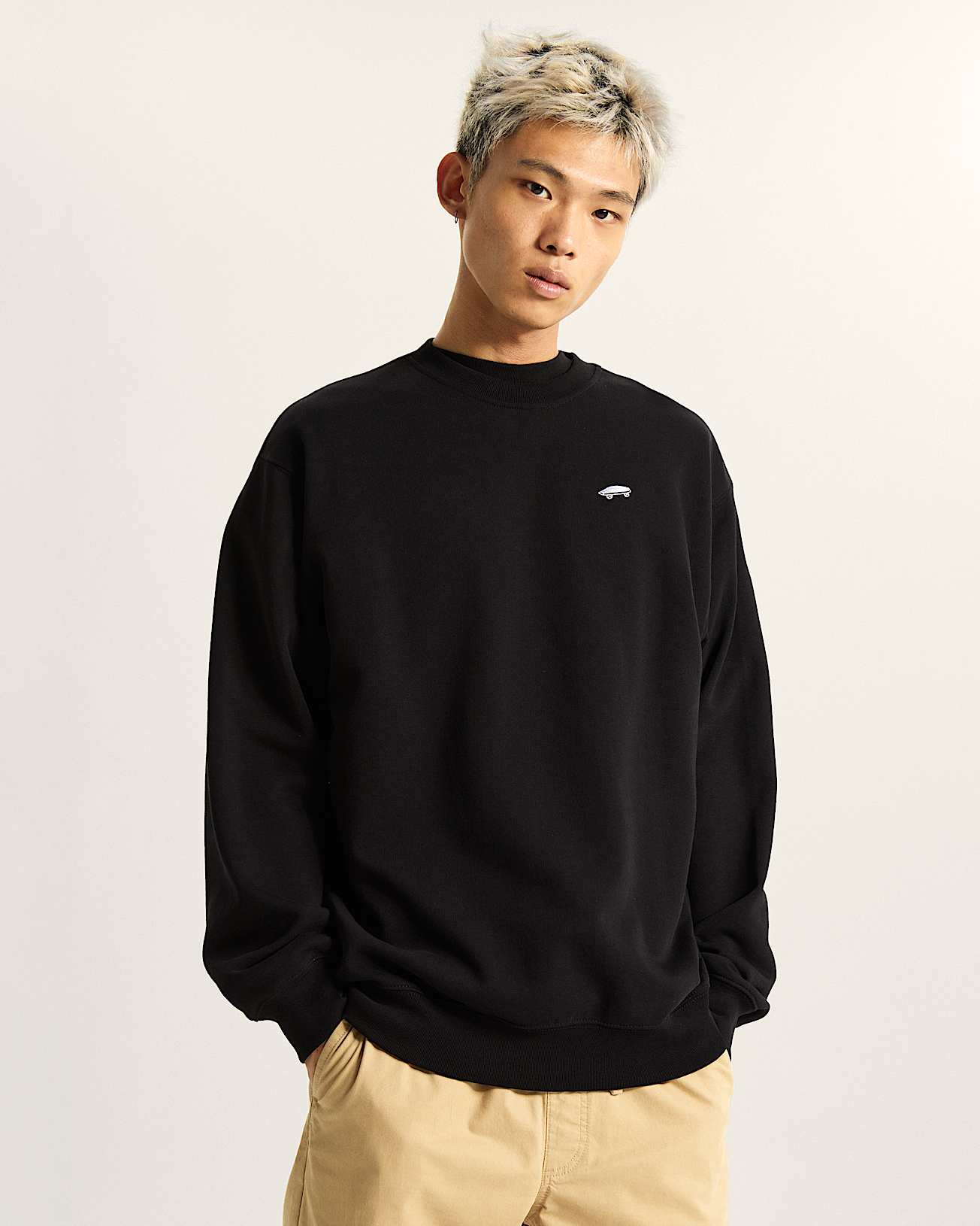 Salton RundhalsSweatshirt VANS Schwarz ALT2