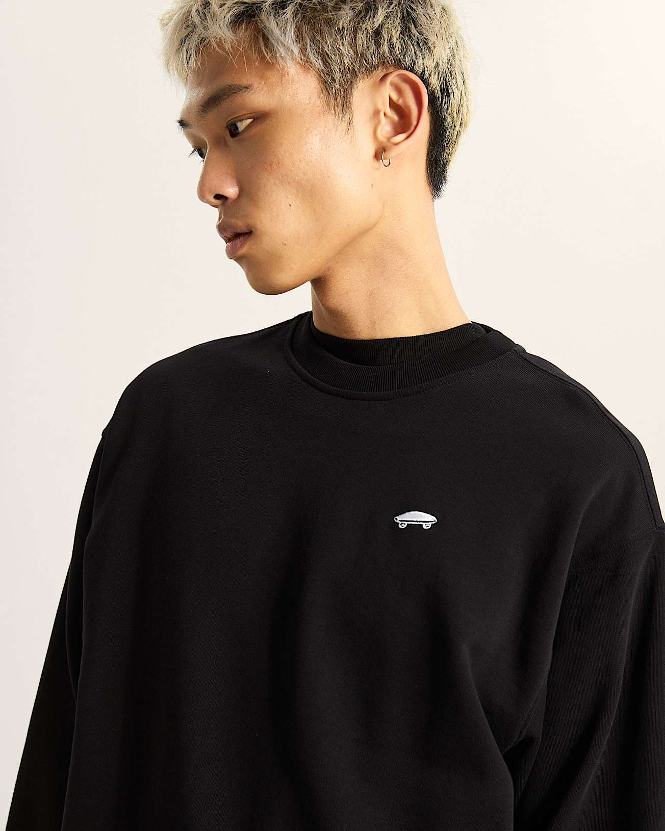 Salton RundhalsSweatshirt VANS Schwarz ALT5