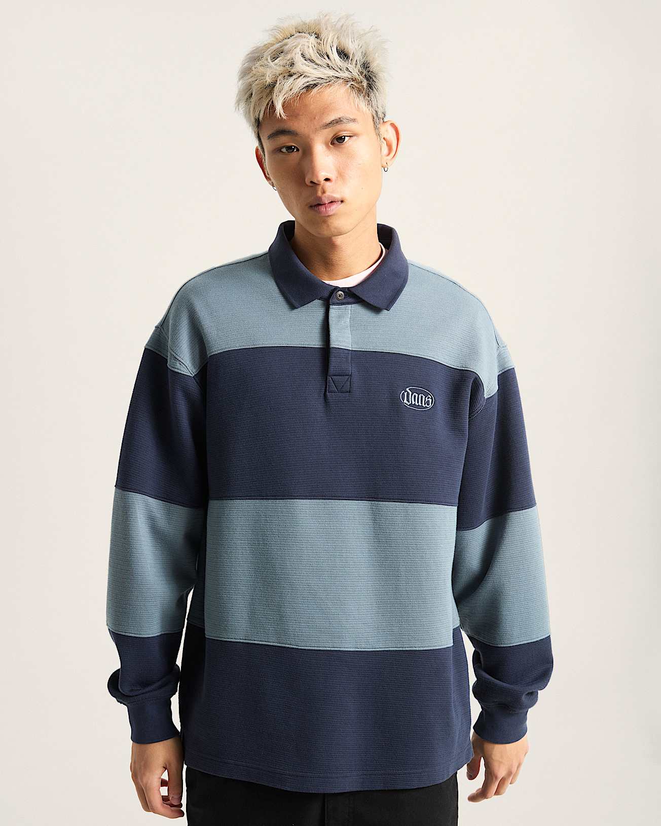 Bowman Rugby Langarmshirt VANS Blau ALT2