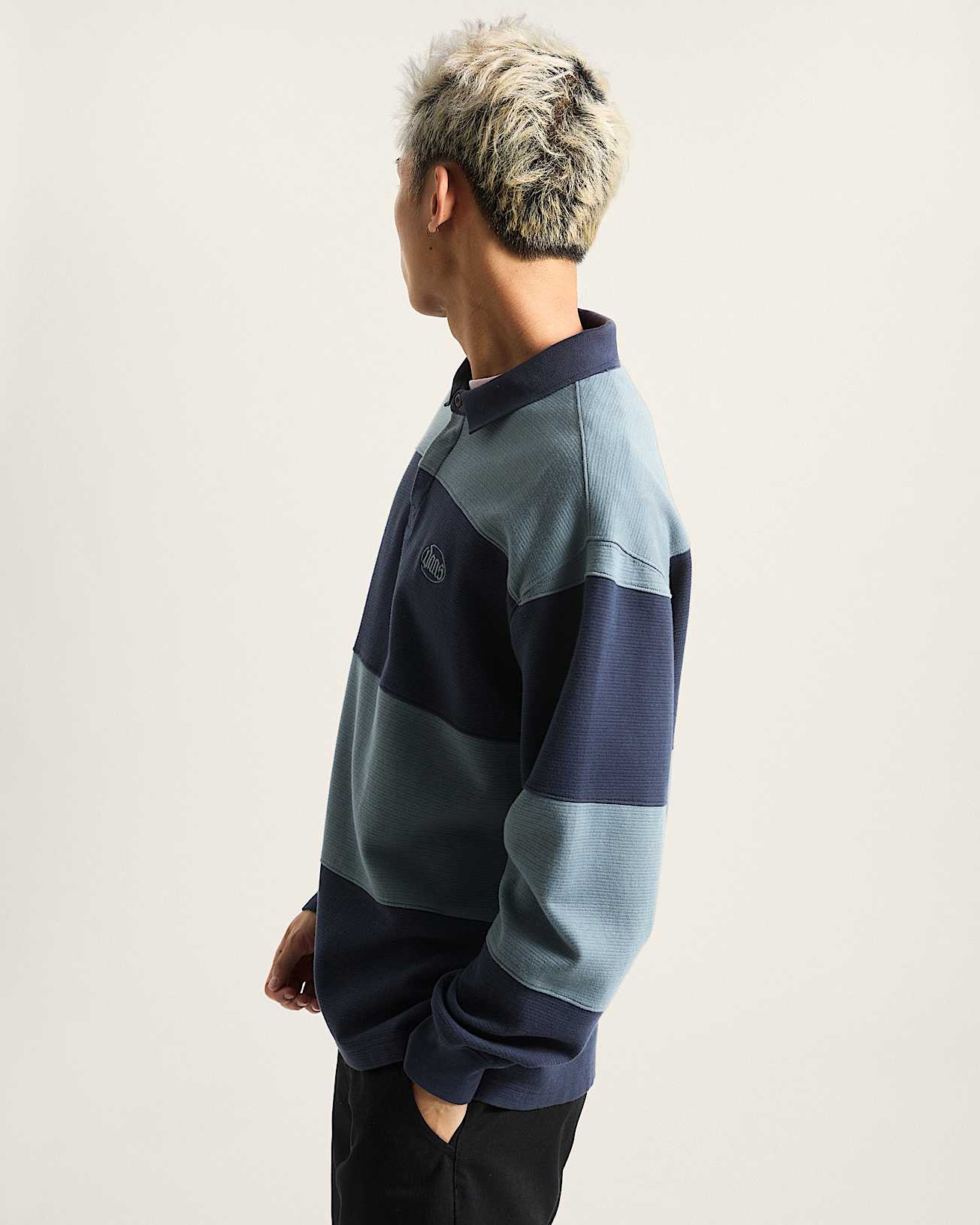 Bowman Rugby Langarmshirt VANS Blau ALT4