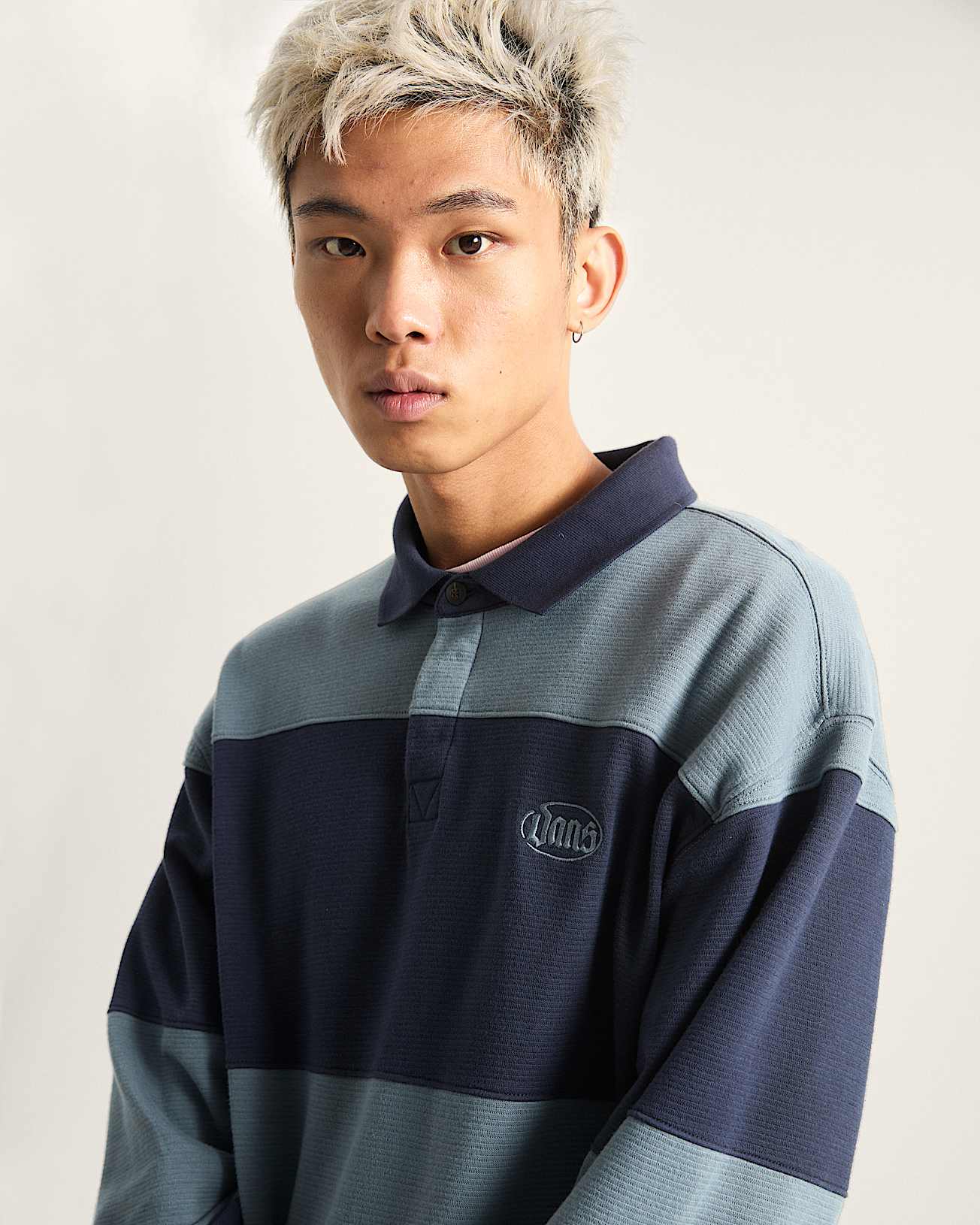 Bowman Rugby Langarmshirt VANS Blau ALT6