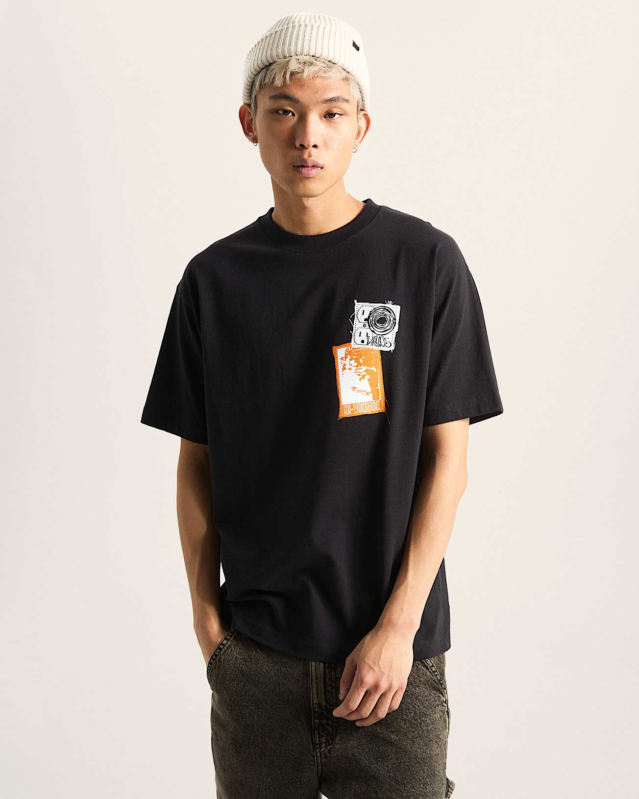 Punk Patch TShirt VANS Schwarz ALT2