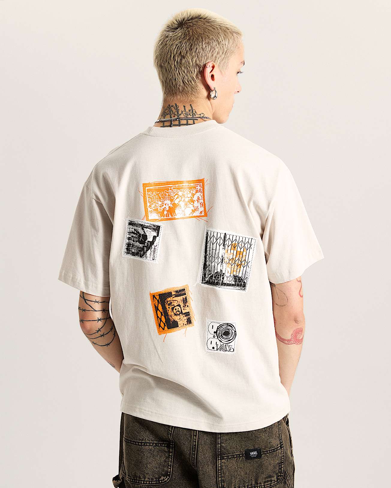 Punk Patch TShirt VANS Beige ALT3