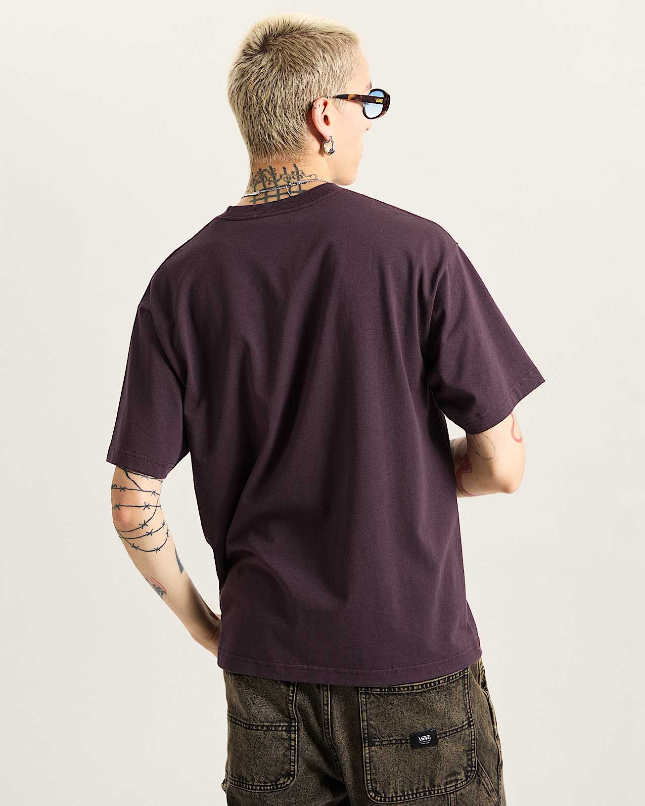 Tshirt Star Checker VANS Bleu ALT3