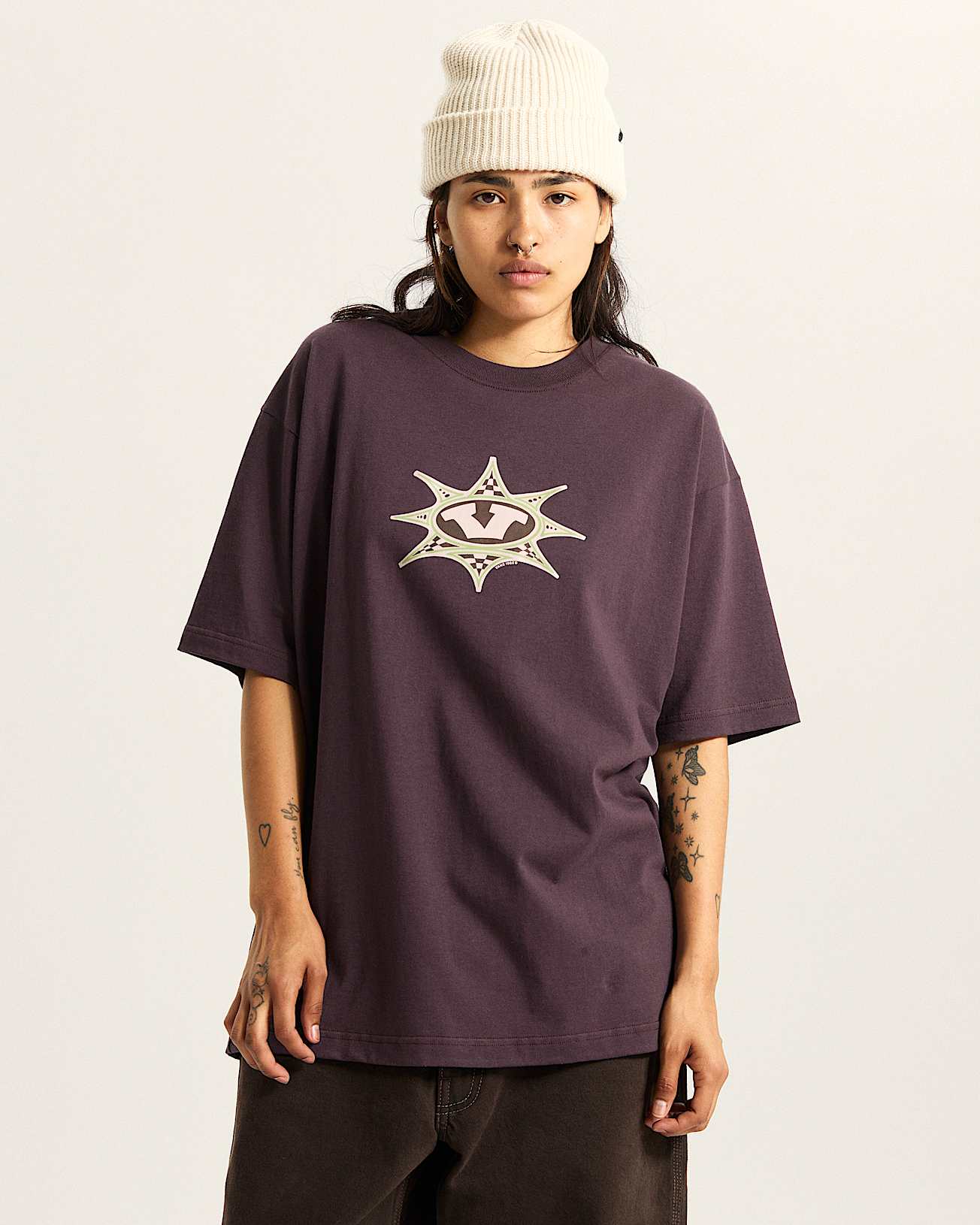 Tshirt Star Checker VANS Bleu ALT5