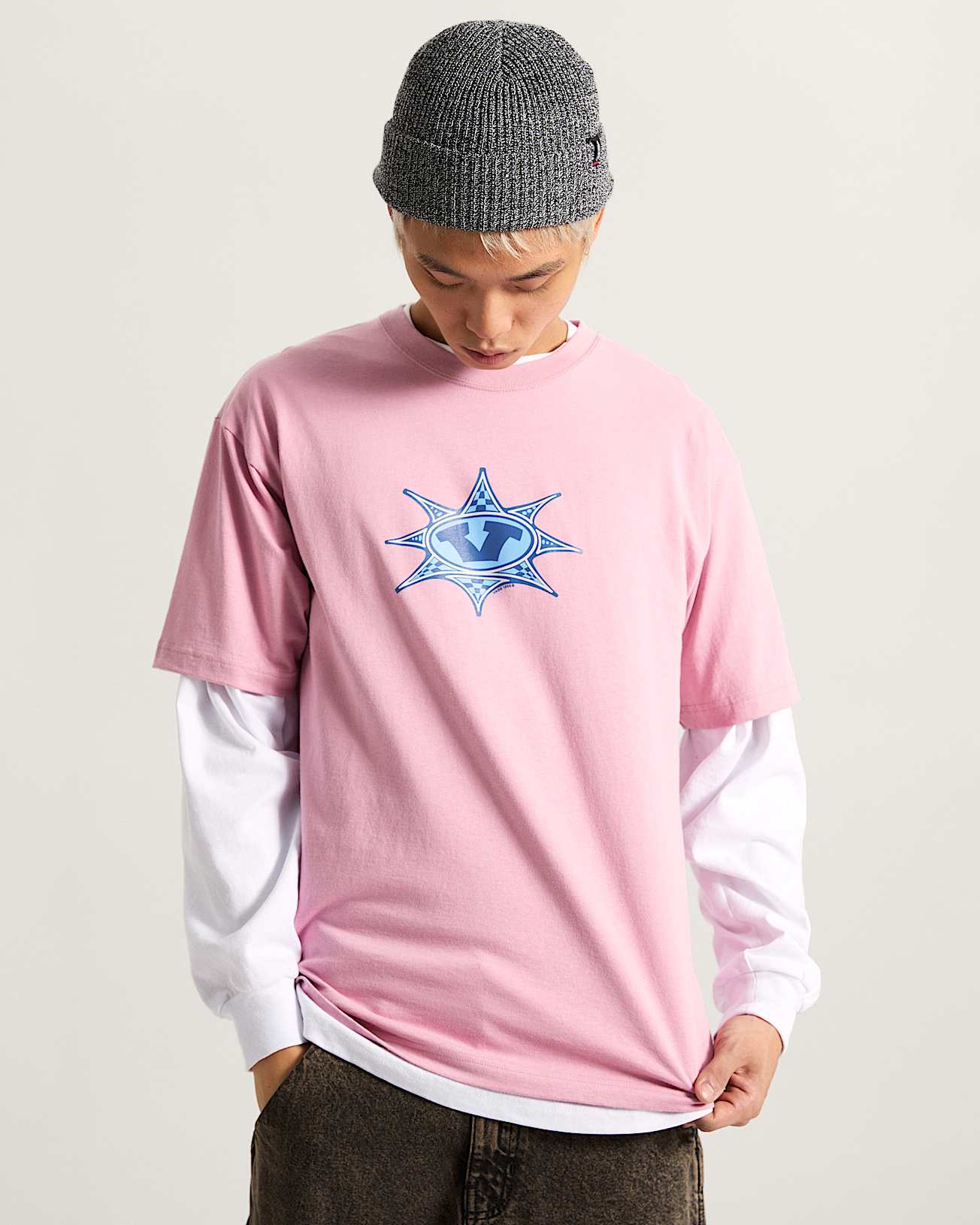 Star Checker TShirt VANS Rosa ALT2