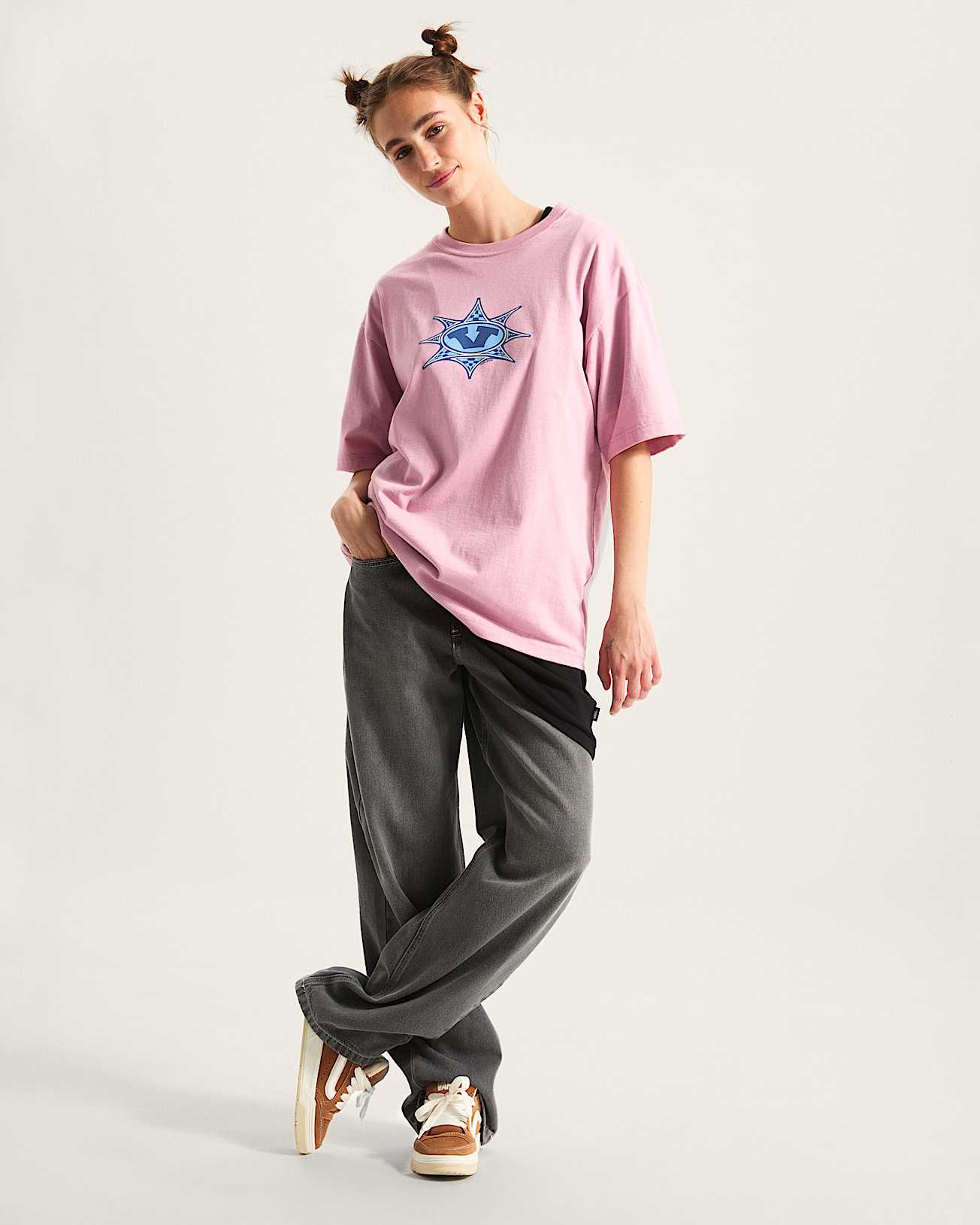 Star Checker TShirt VANS Rosa ALT8