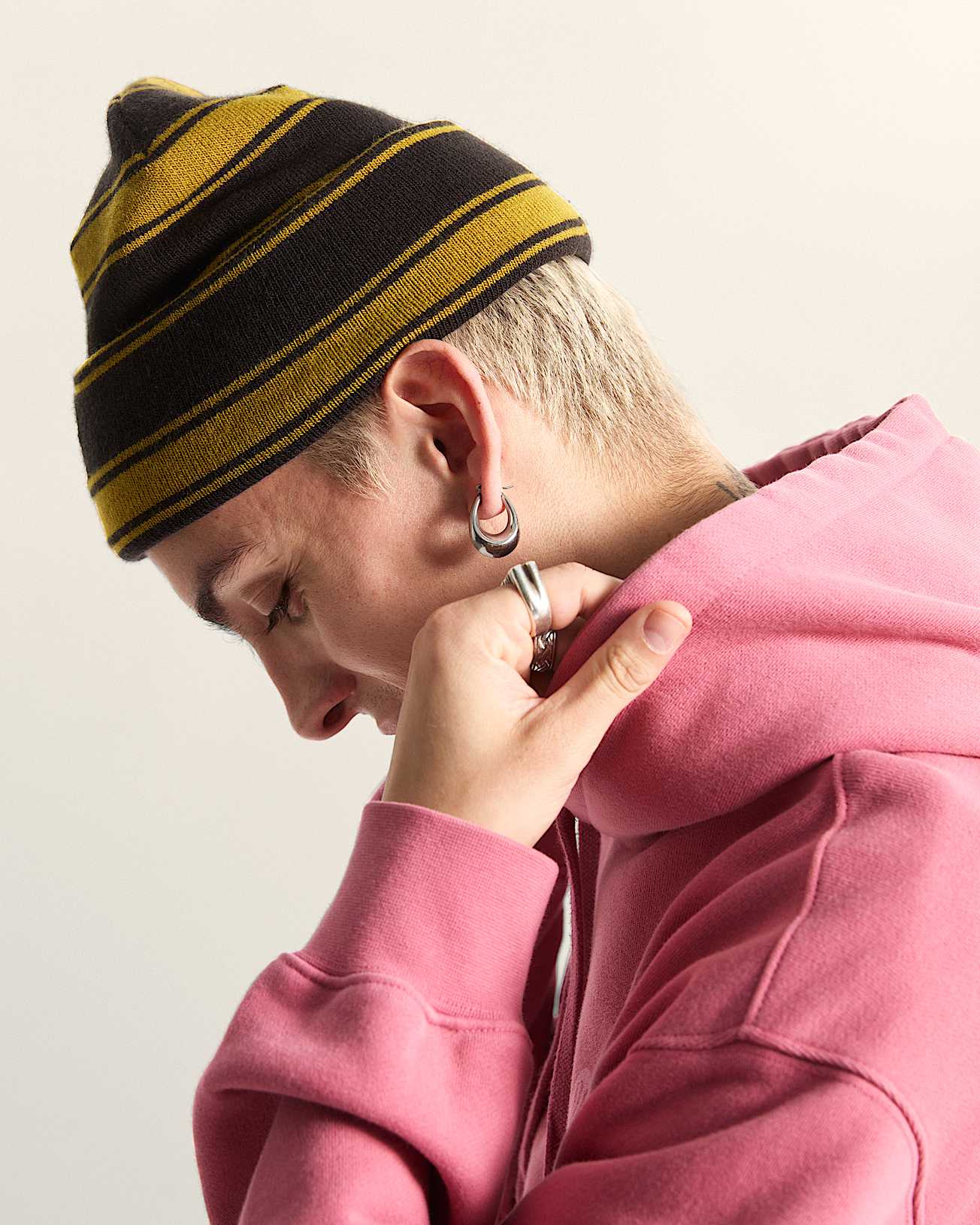 Skate Blurry Stripe Beanie - 4