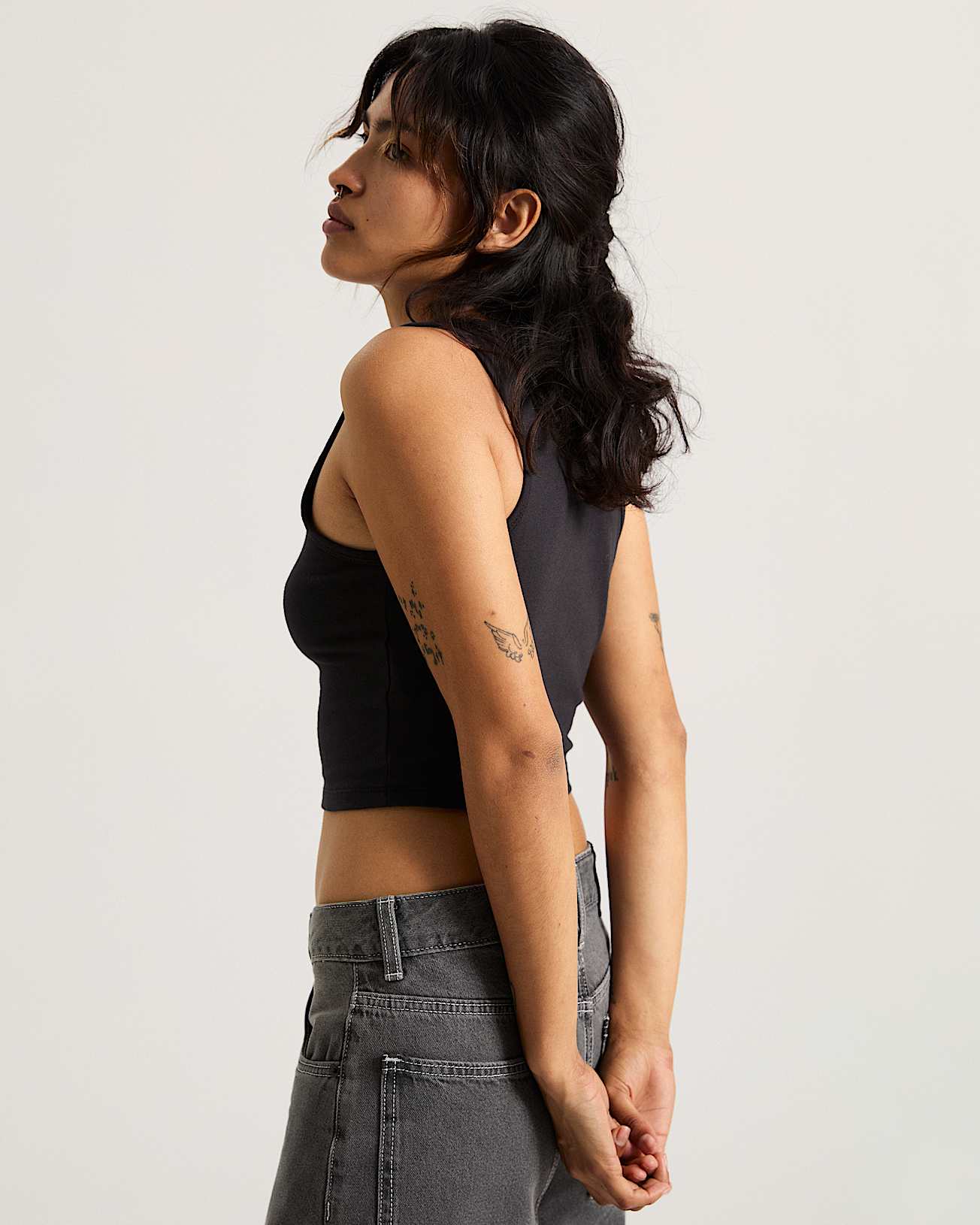 Upworn Fitted Tank VANS Schwarz ALT3