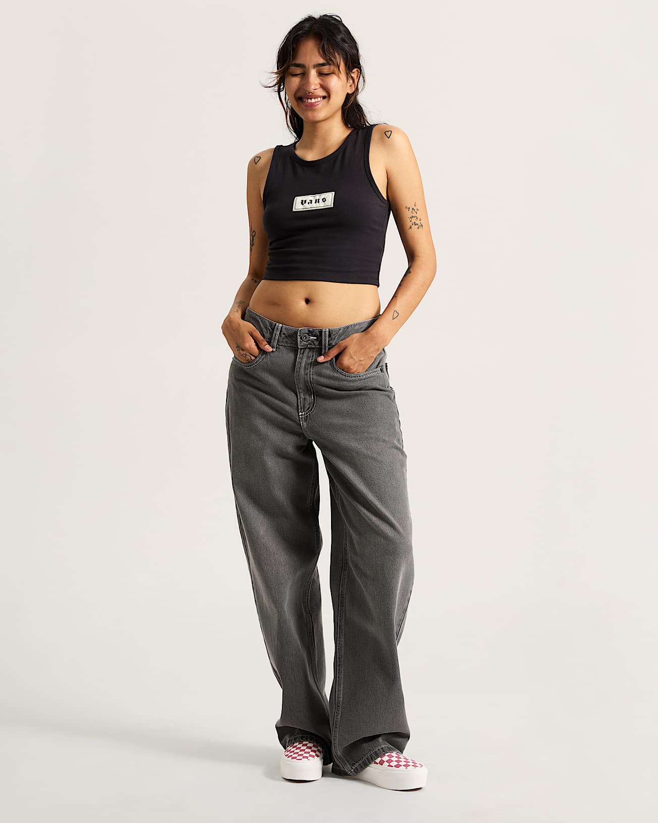 Upworn Fitted Tank VANS Schwarz ALT4