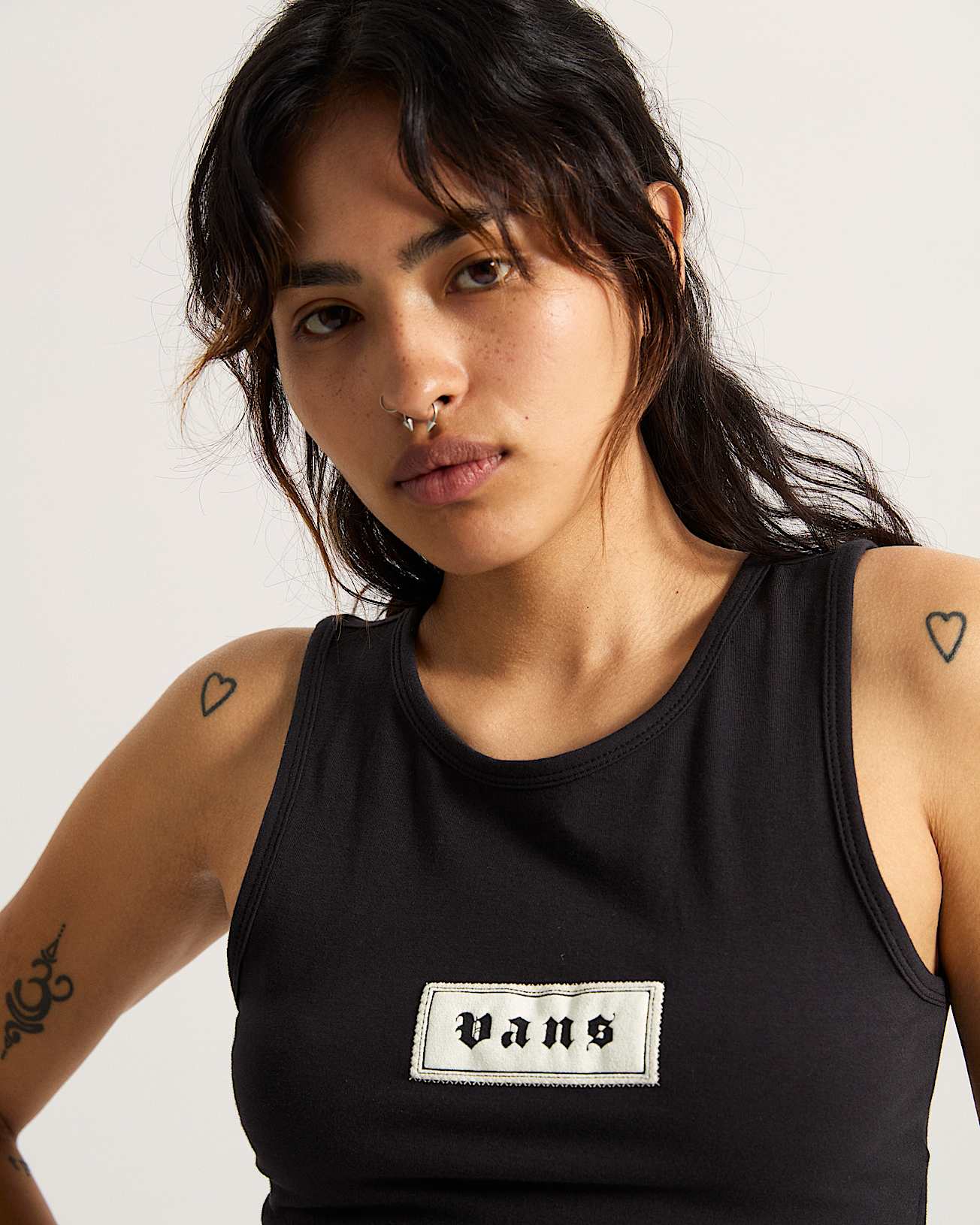 Upworn Fitted Tank VANS Schwarz ALT5