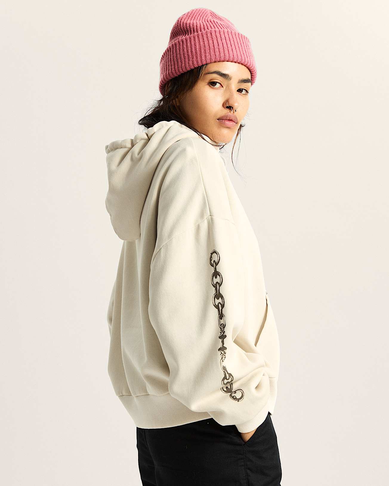 Bluza z kapturem After Dark Retro Pullover - 6