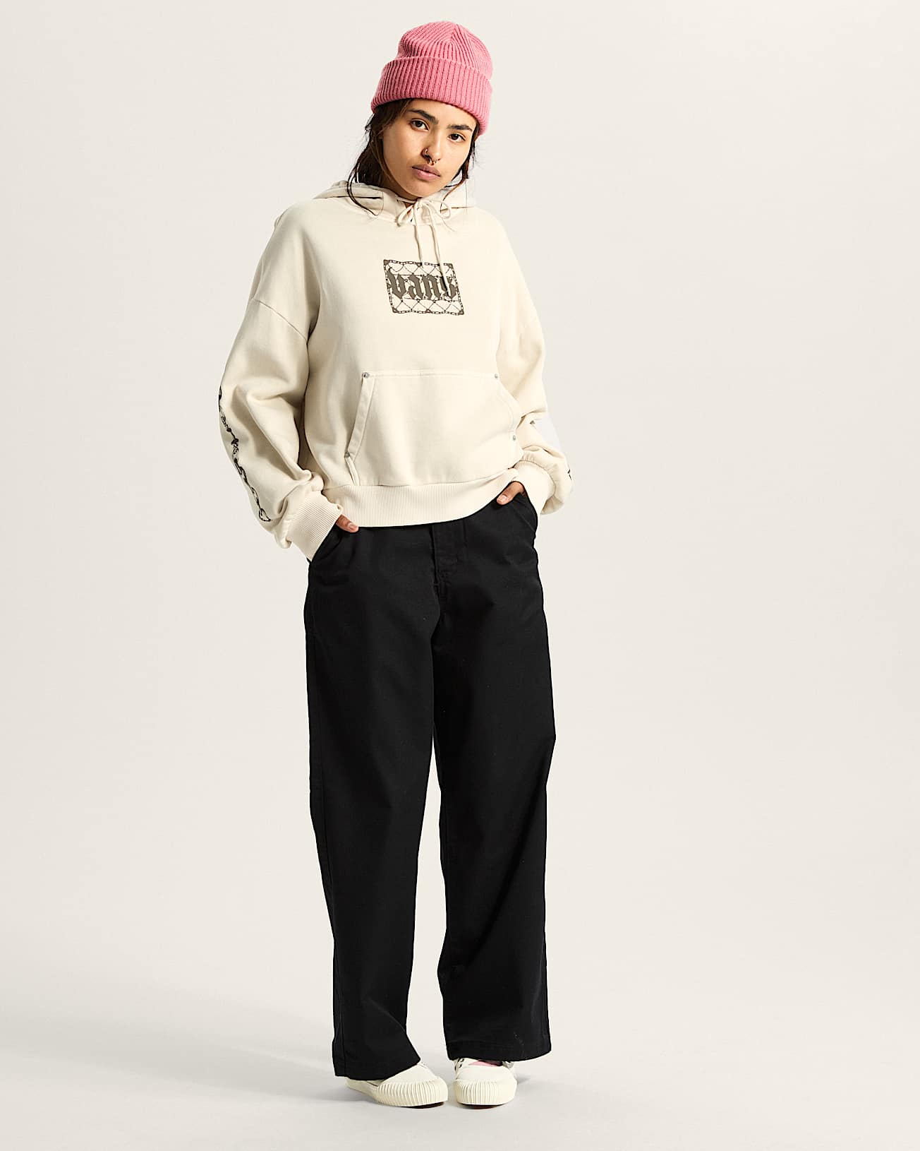 Bluza z kapturem After Dark Retro Pullover - 7