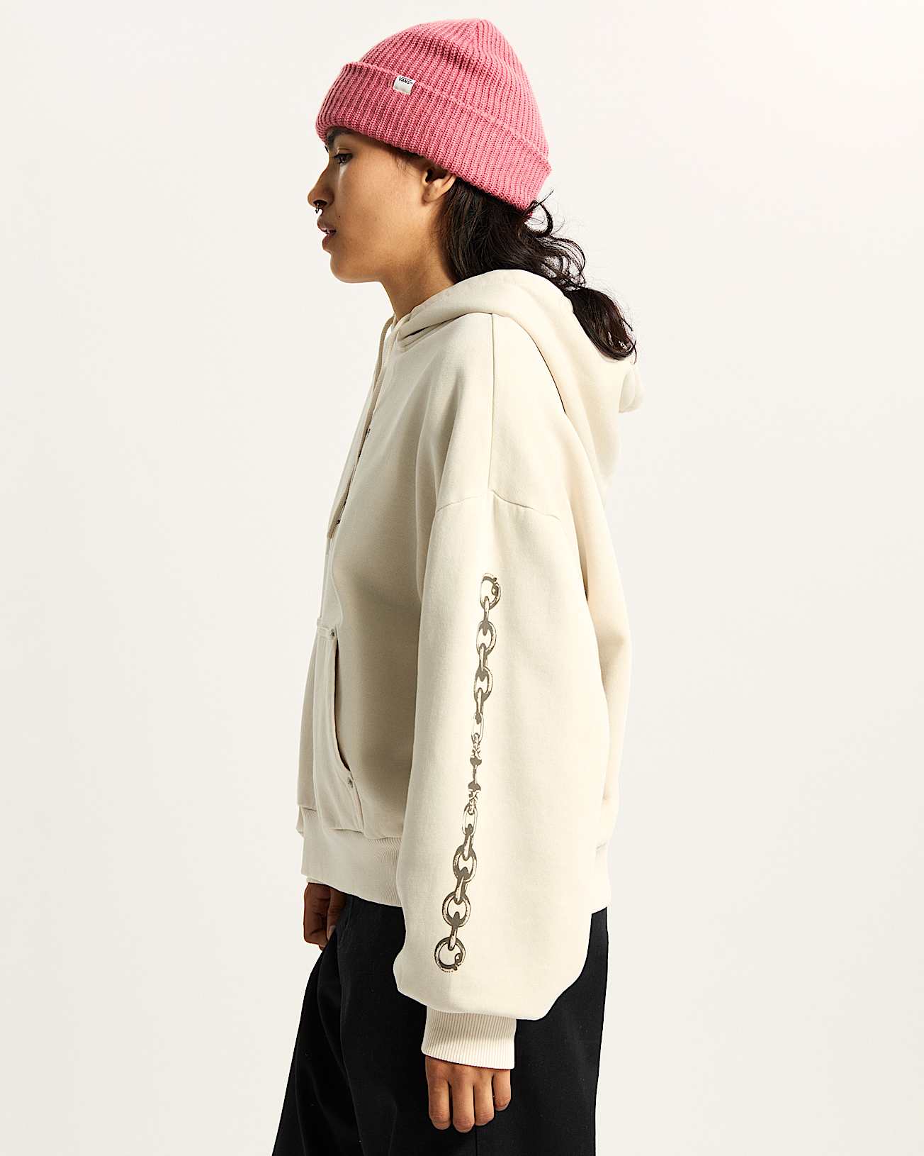 After Dark Retro Hoodie VANS Beige ALT4