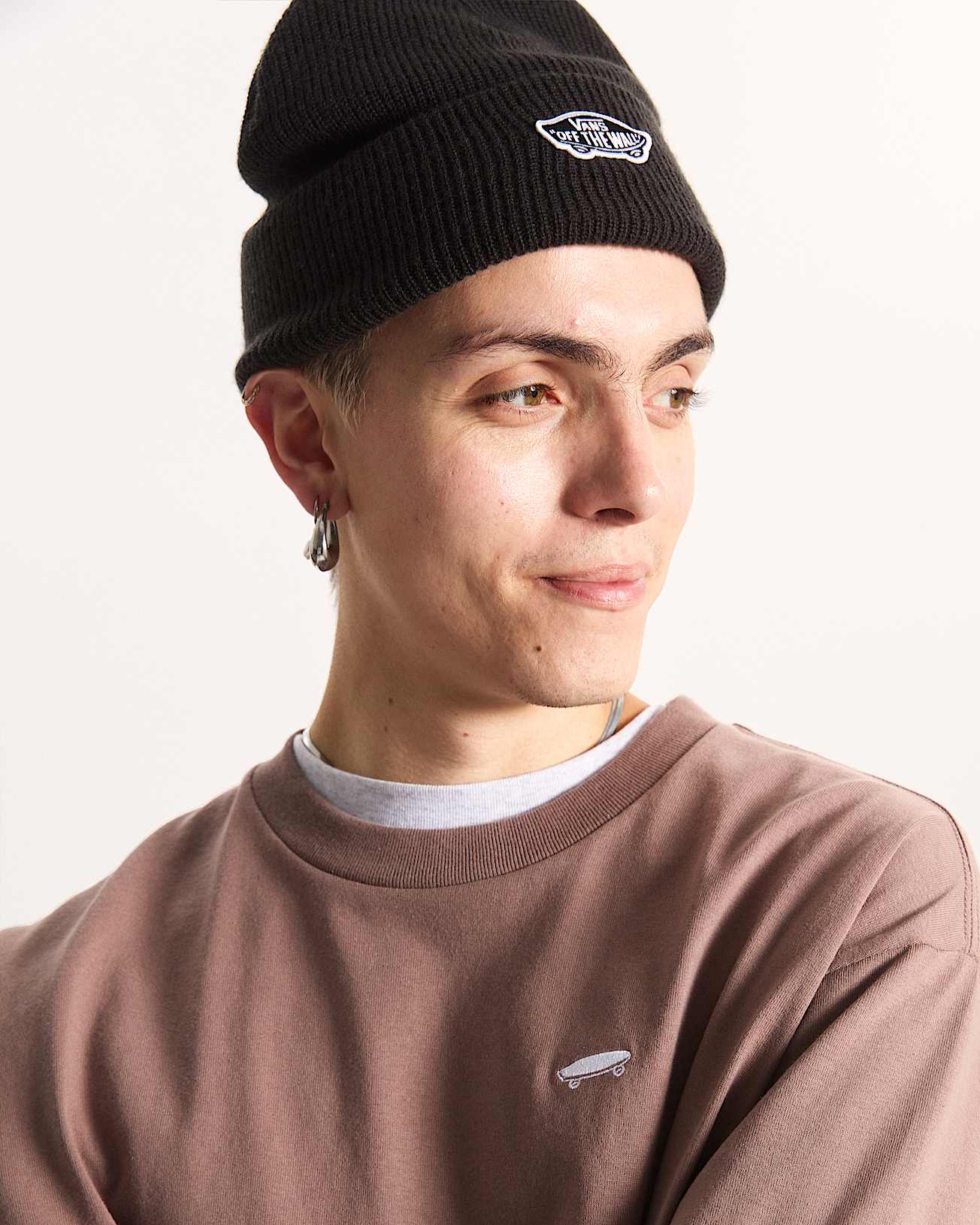 Vans Classic Beanie mit Umschlag VANS Schwarz ALT3