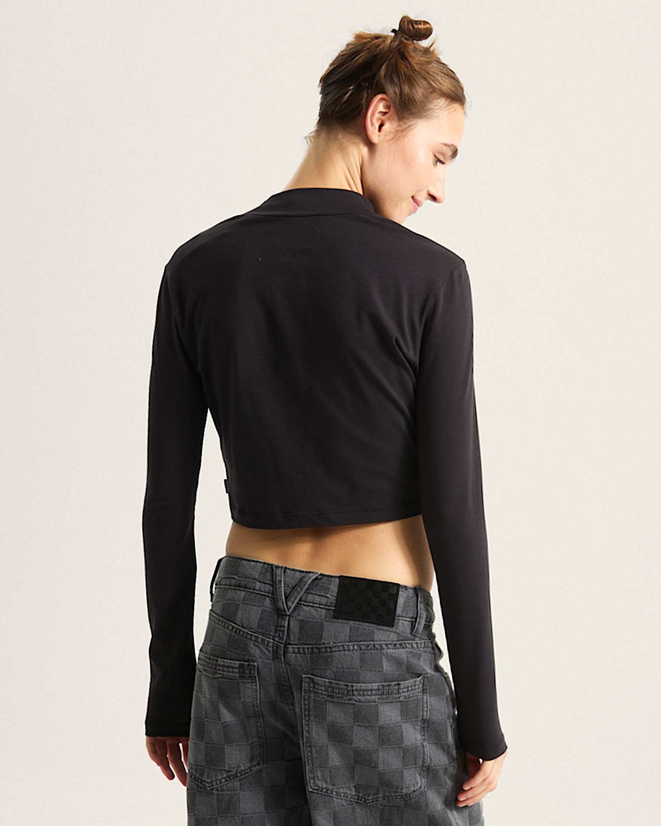 Script Mini Mock TShirt VANS Schwarz ALT3