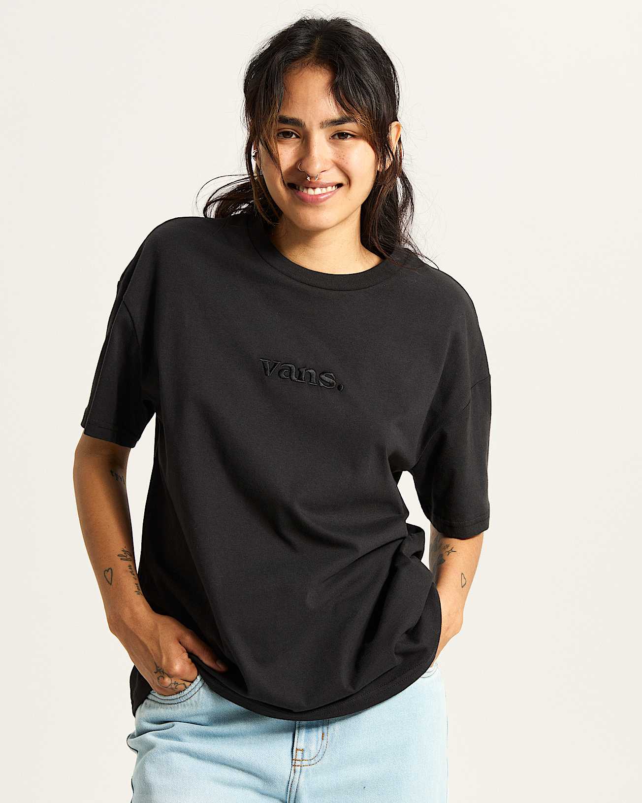 Essential TShirt VANS Schwarz ALT2