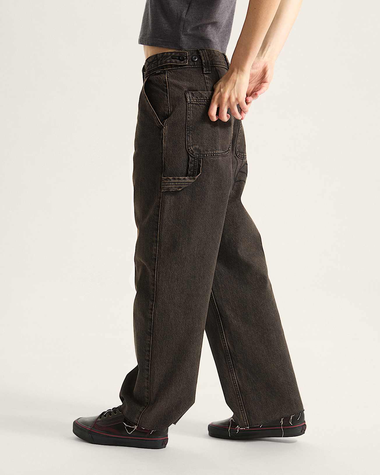 Pantalon DIY Emily VANS Marron ALT4