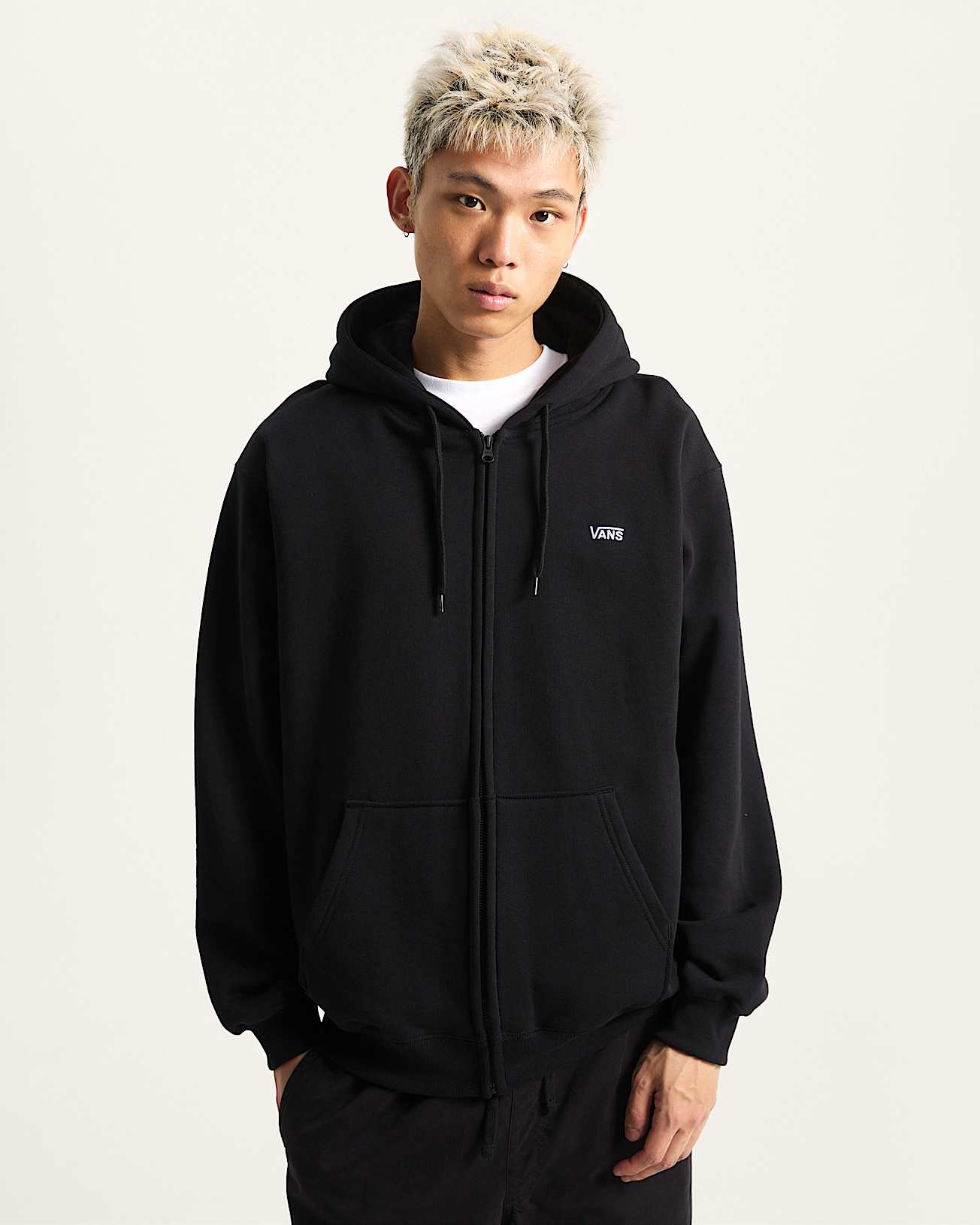 Left Chest II Logo Hoodie VANS Schwarz ALT2