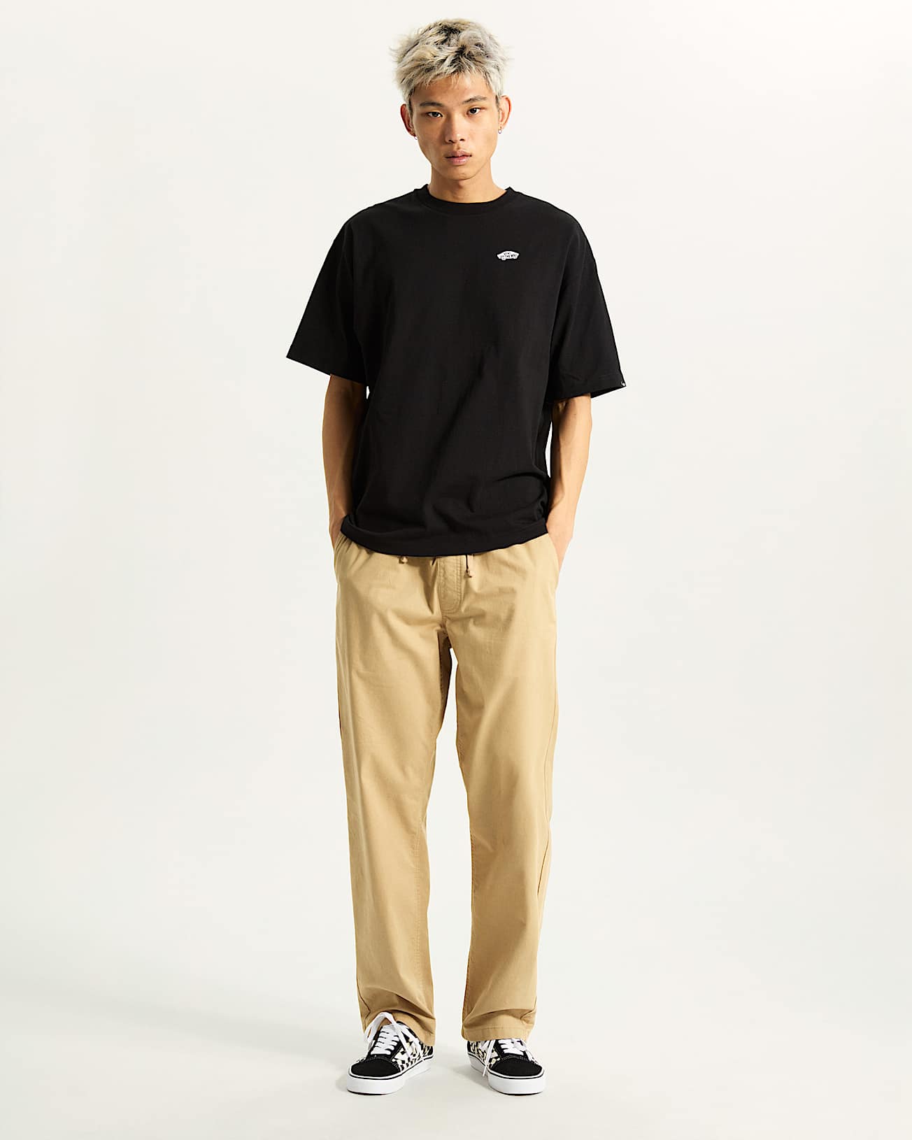 Pantalon dcontract lastique Range VANS Beige ALT6