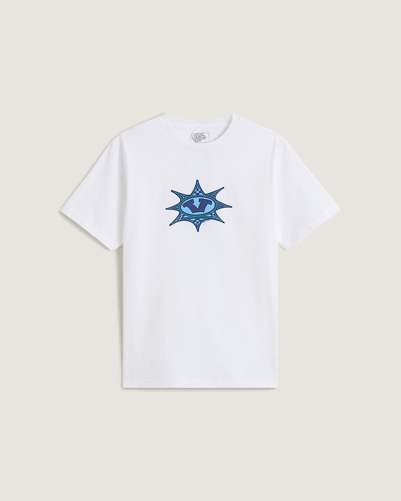 Tshirt Star Checker Enfant 814 ans VANS Blanc HERO