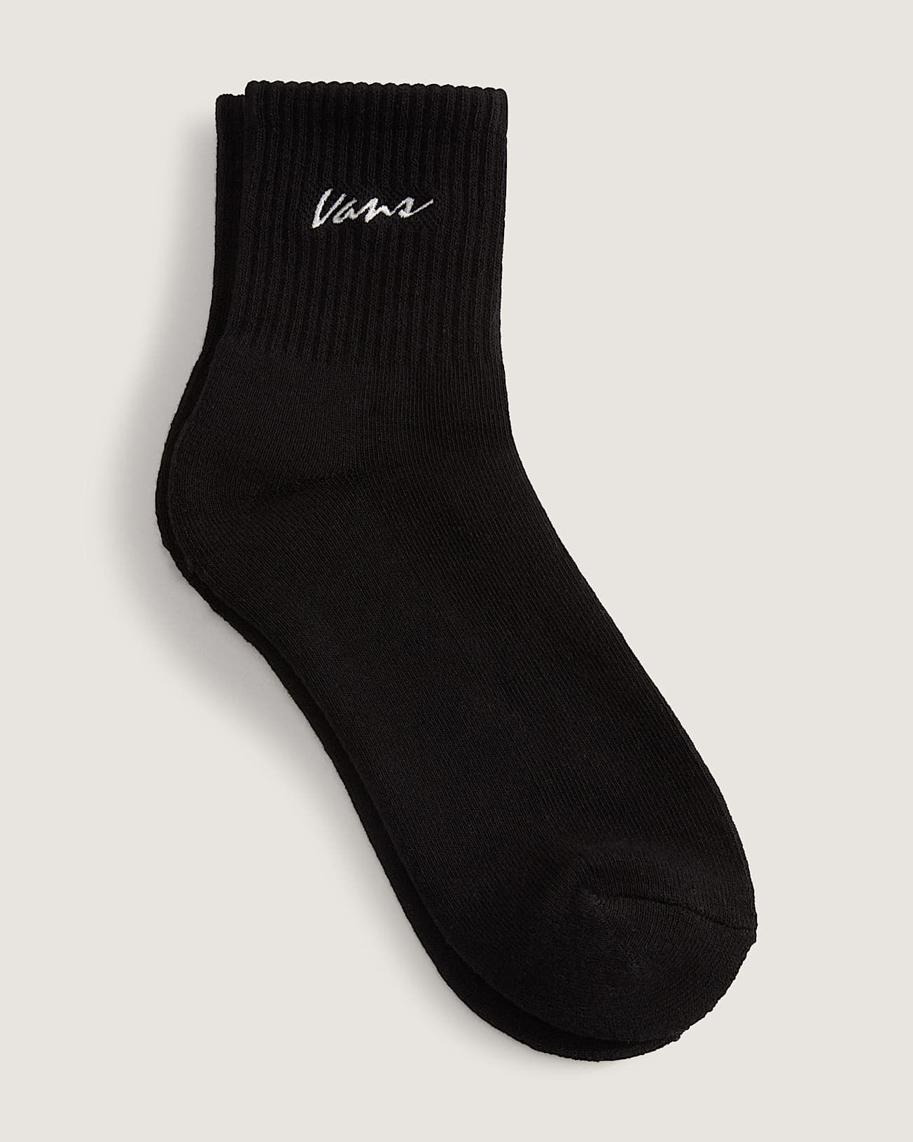 Classic Script Half Crew Socken 1 Paar VANS Schwarz ALT1