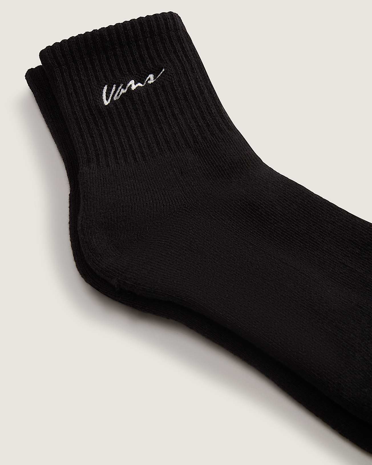 Classic Script Half Crew Socken 1 Paar VANS Schwarz ALT2