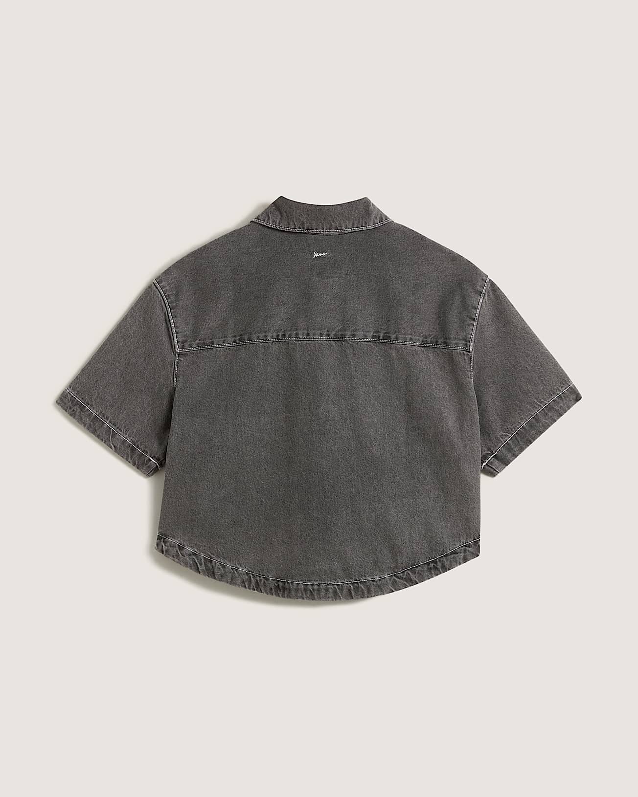 Natalie Denim Button Up Hemd VANS Grau ALT1