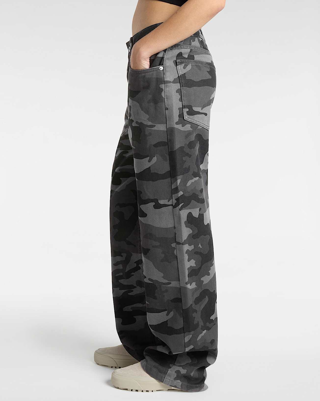 Pantalon  5 poches Sirelle Puddle VANS Noir ALT4