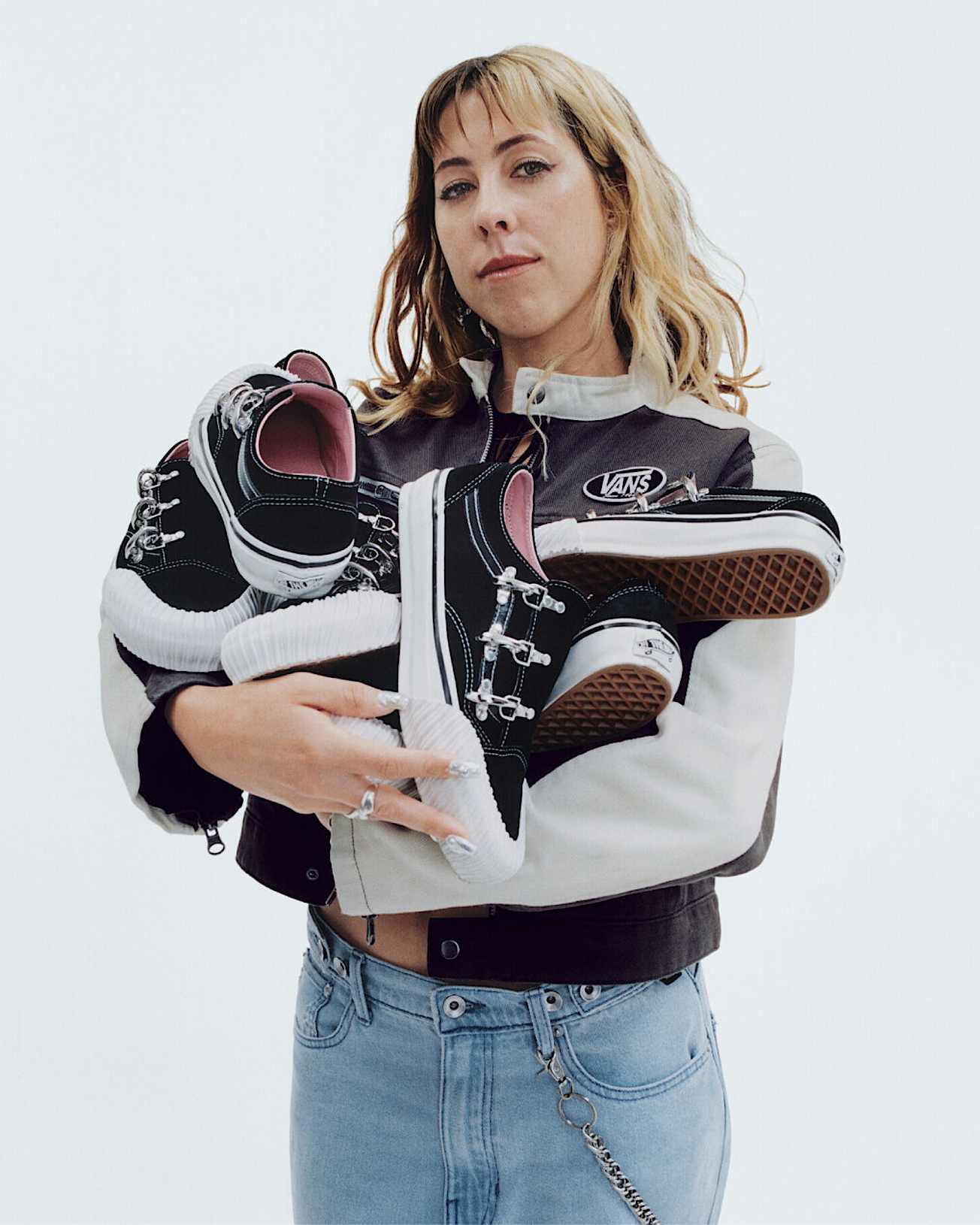 Chaussures Premium Old Skool Wrap Karina VANS Noir ALT5