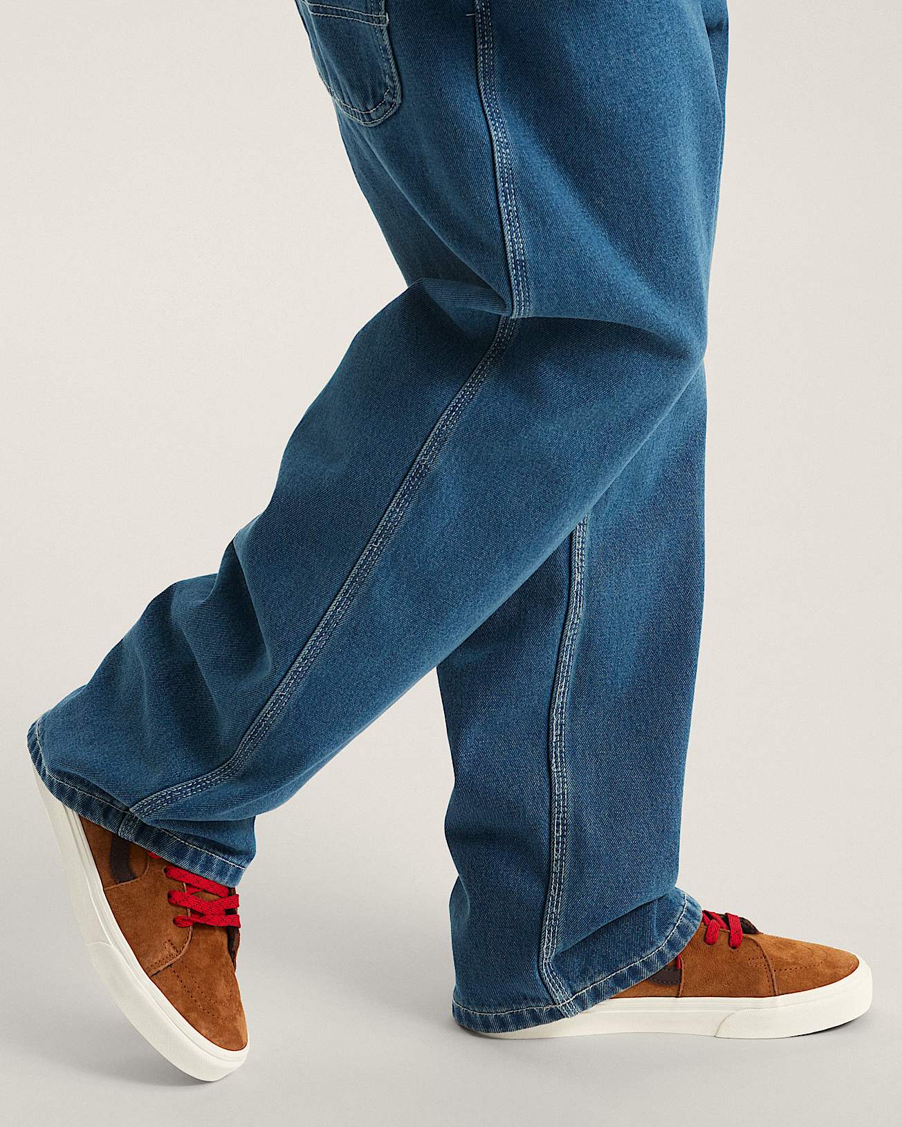 Sk8Hi Pig Suede Shoes VANS OrangeBrown ALT4