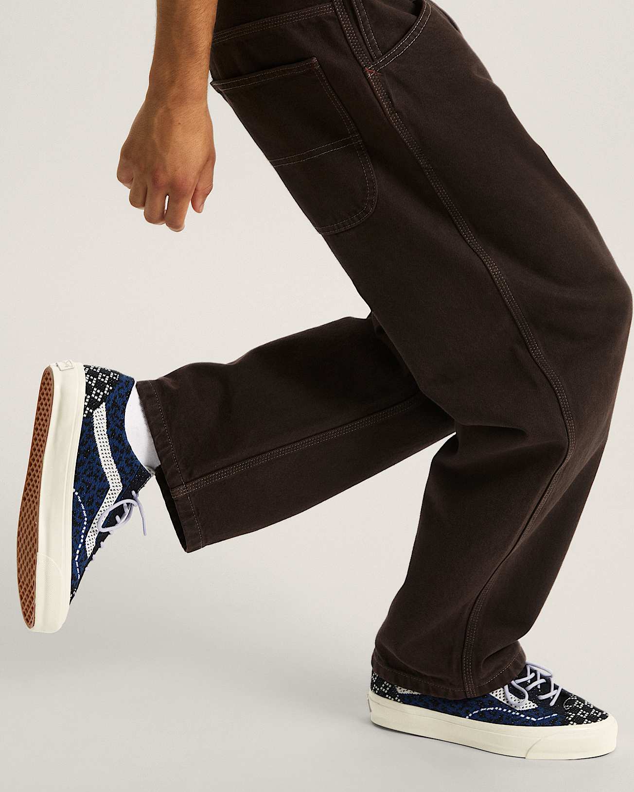 Chaussures Premium Old Skool VANS Bleu ALT4