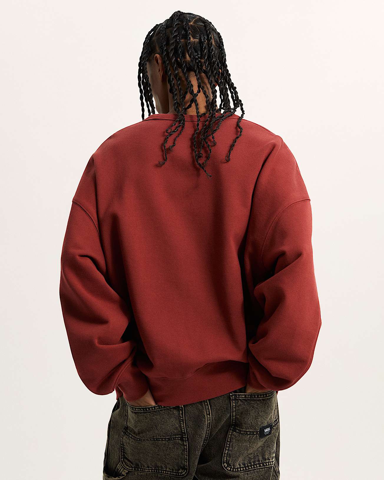 Style 76 RundhalsSweatshirt VANS Bordeaux ALT3