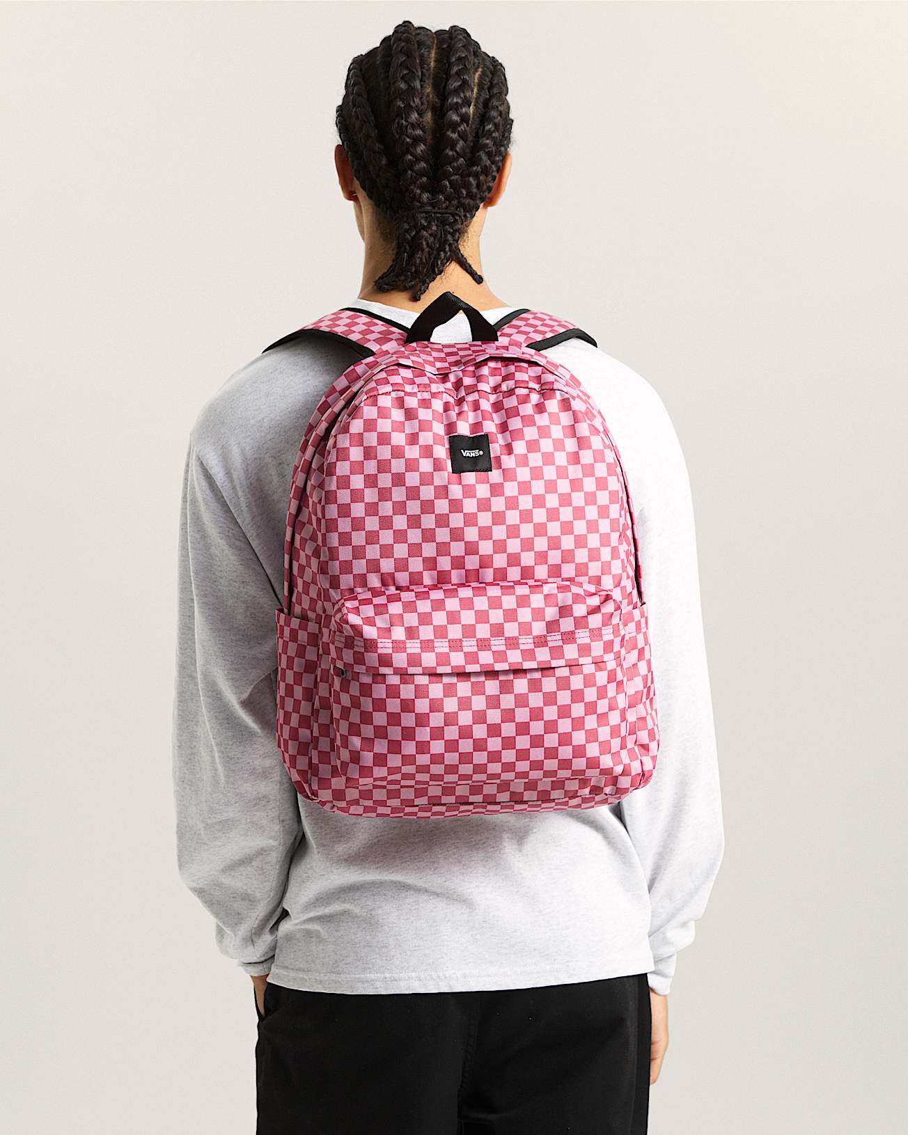 Old Skool Check Rucksack VANS Rosa ALT6