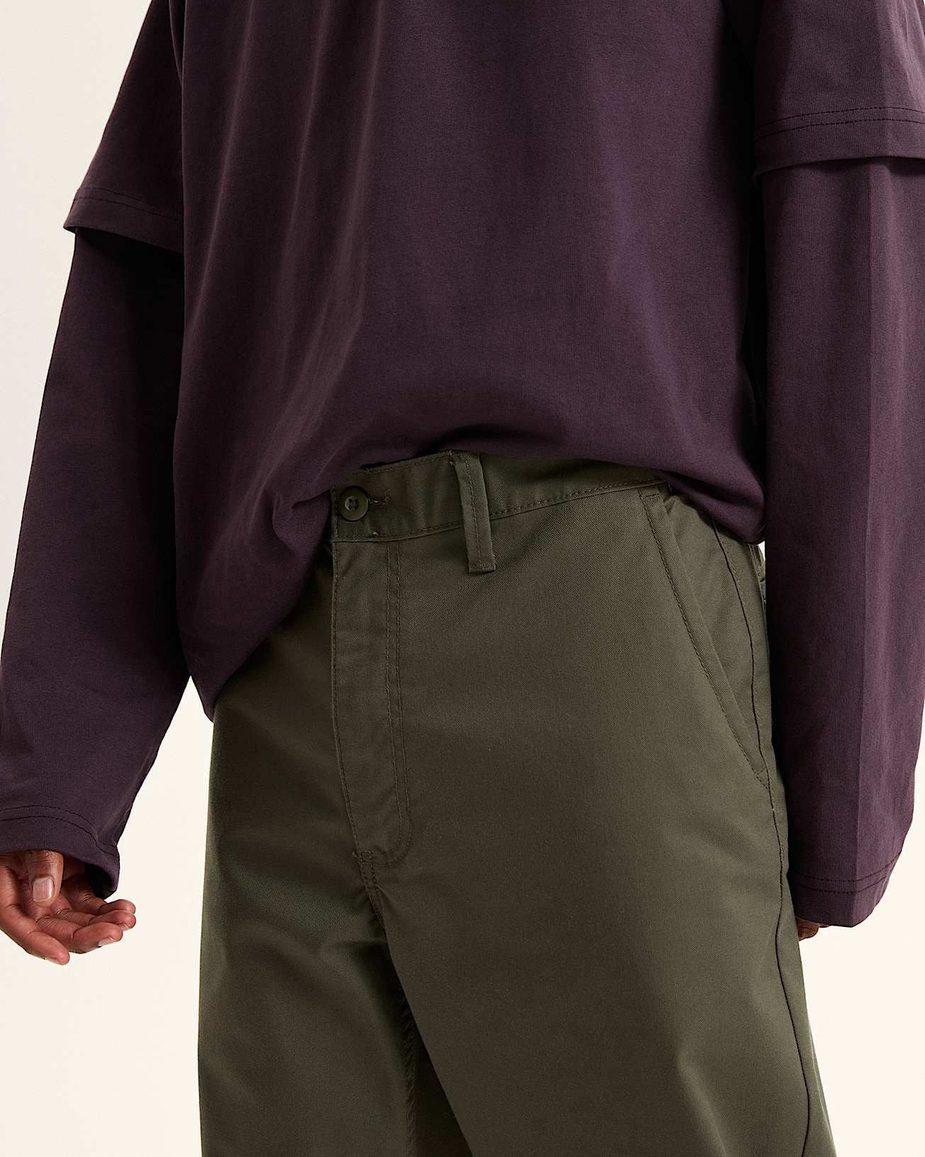 Pantalon Authentic Chino Relaxed VANS Vert ALT5