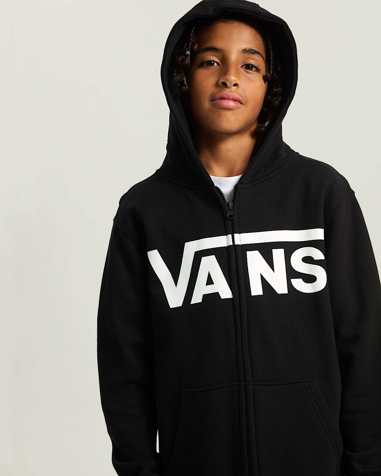 Kinder Vans Classic II Hoodie 814 Jahre VANS Schwarz ALT5