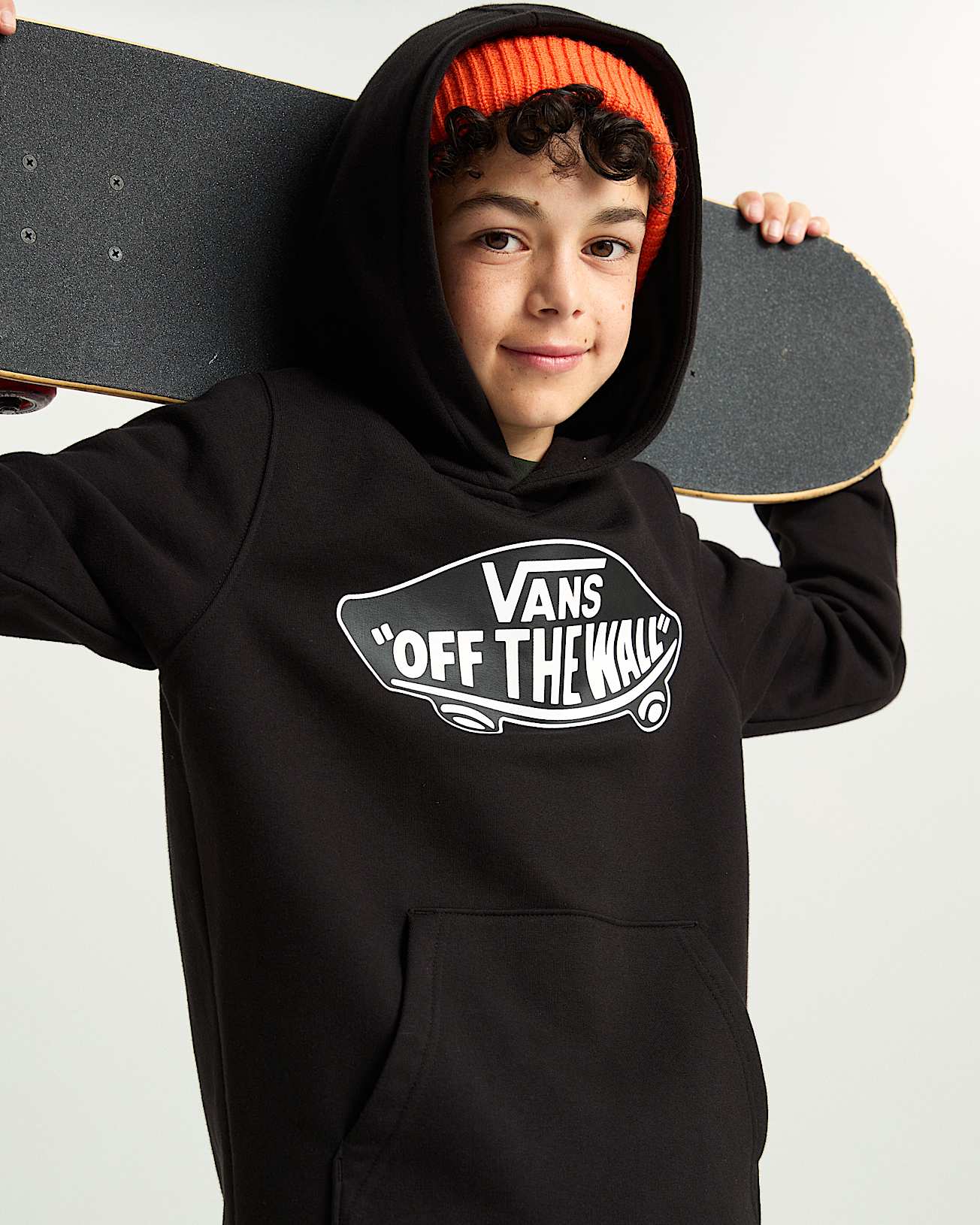 Kinder Style 76 Hoodie 814 Jahre VANS Schwarz ALT5