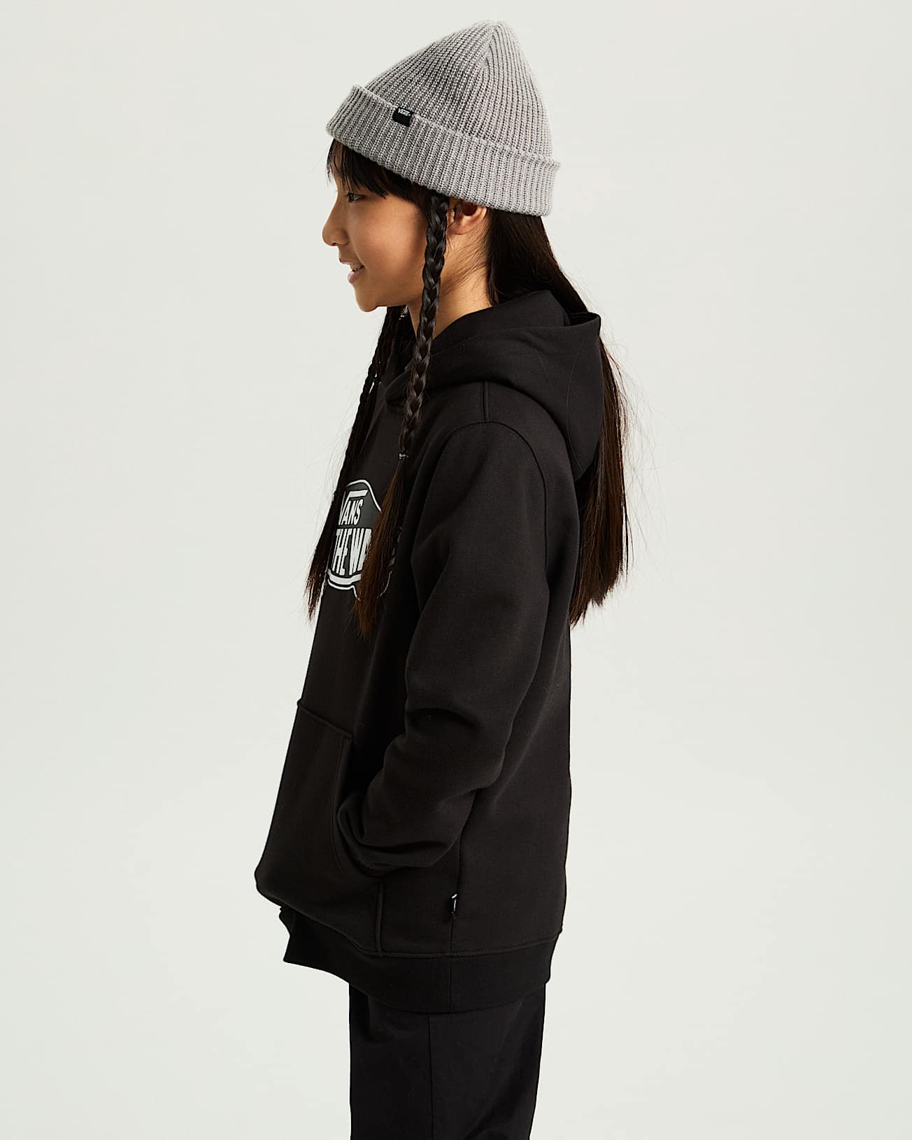 Kinder Style 76 Hoodie 814 Jahre VANS Schwarz ALT8