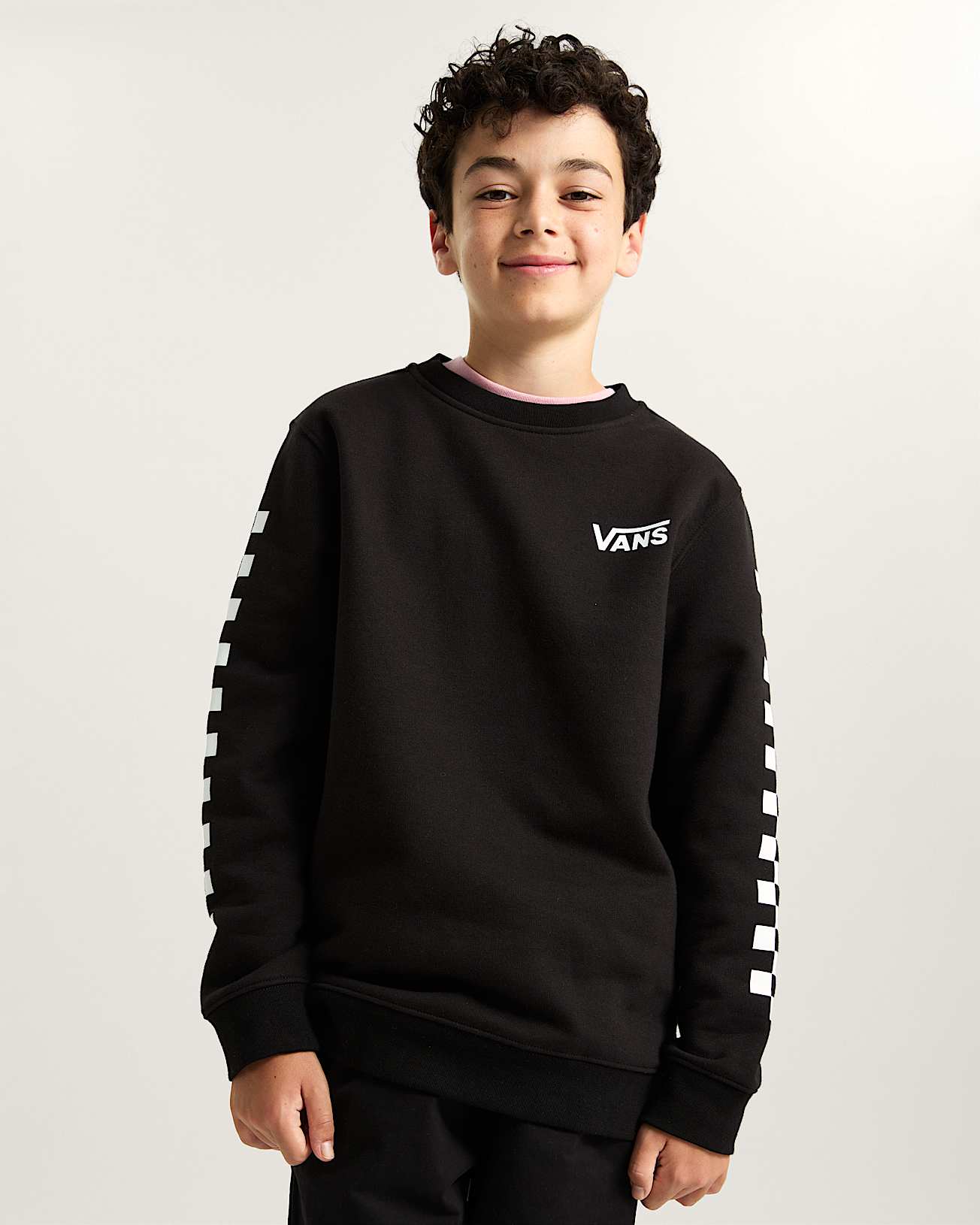 Sweat Exposition Check Enfant 814 ans VANS Noir ALT2